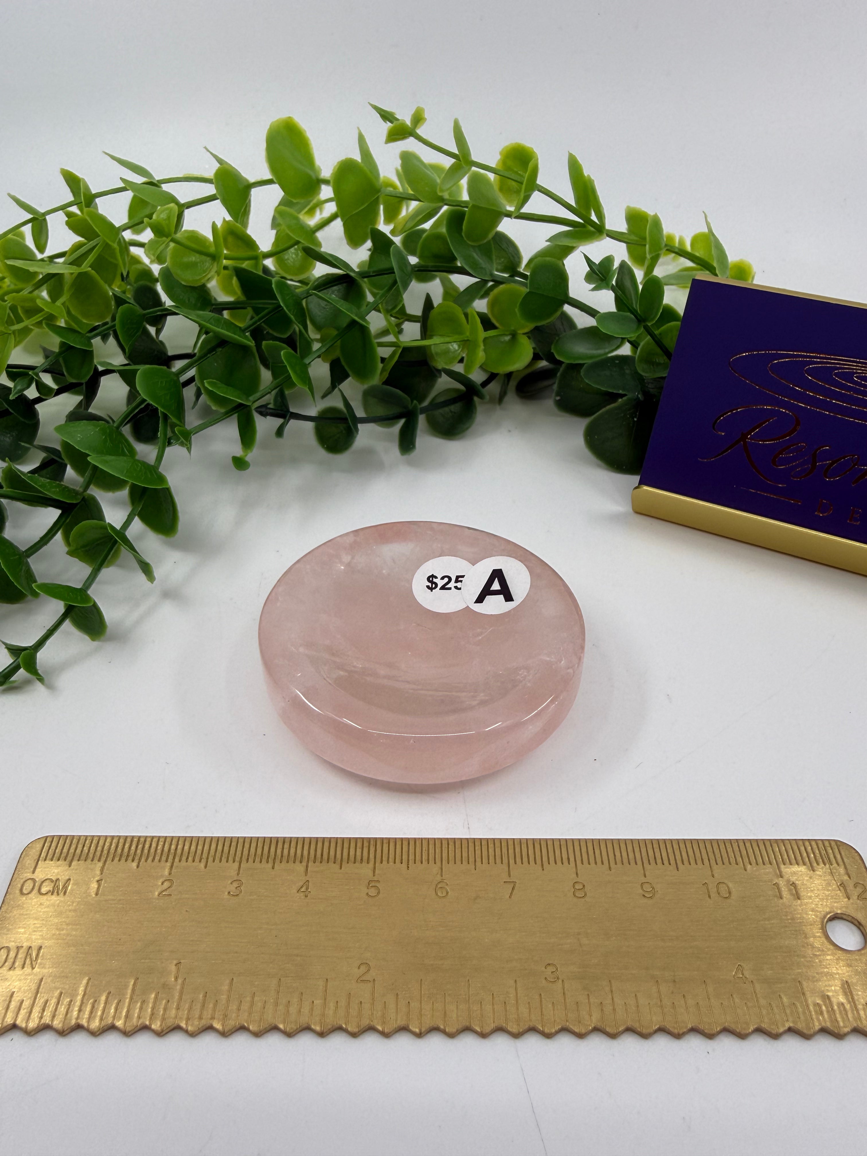 Rose Quartz Offering Bowl (Opt A)