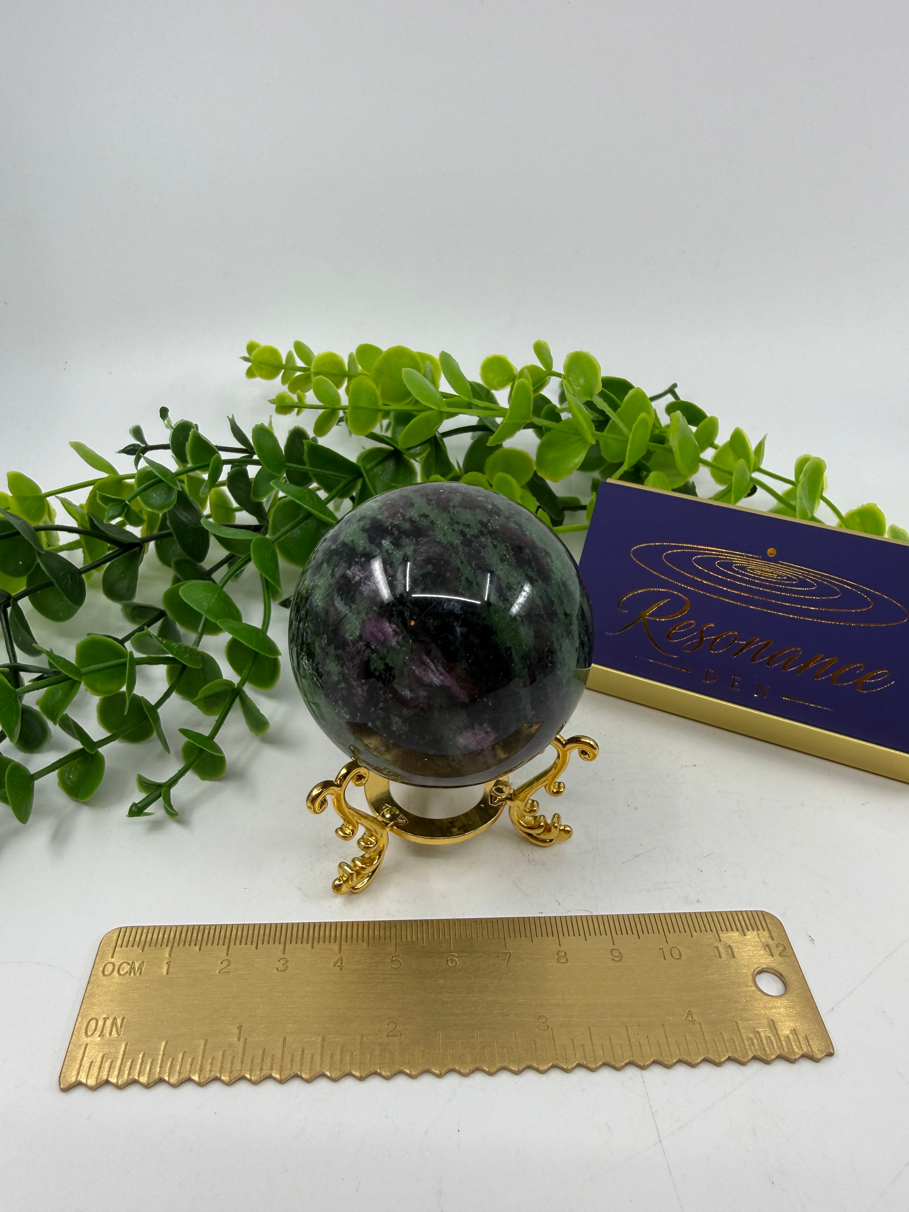 Ruby Zoisite Sphere (Opt I)