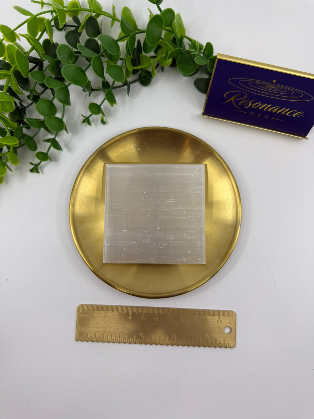 Selenite Coaster Slab | Intuitively Chosen