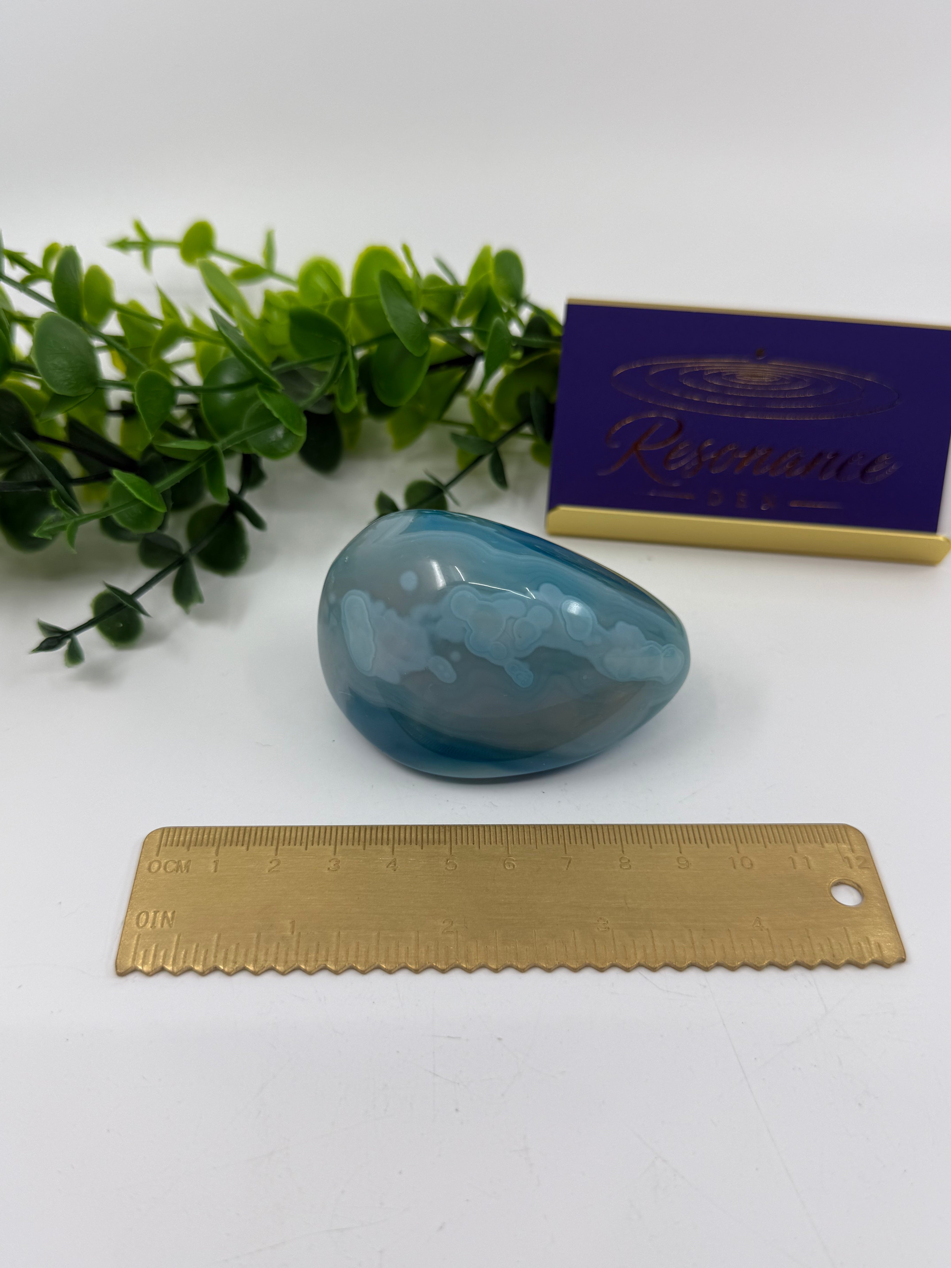 Dyed Blue Agate Freeform (Opt G)