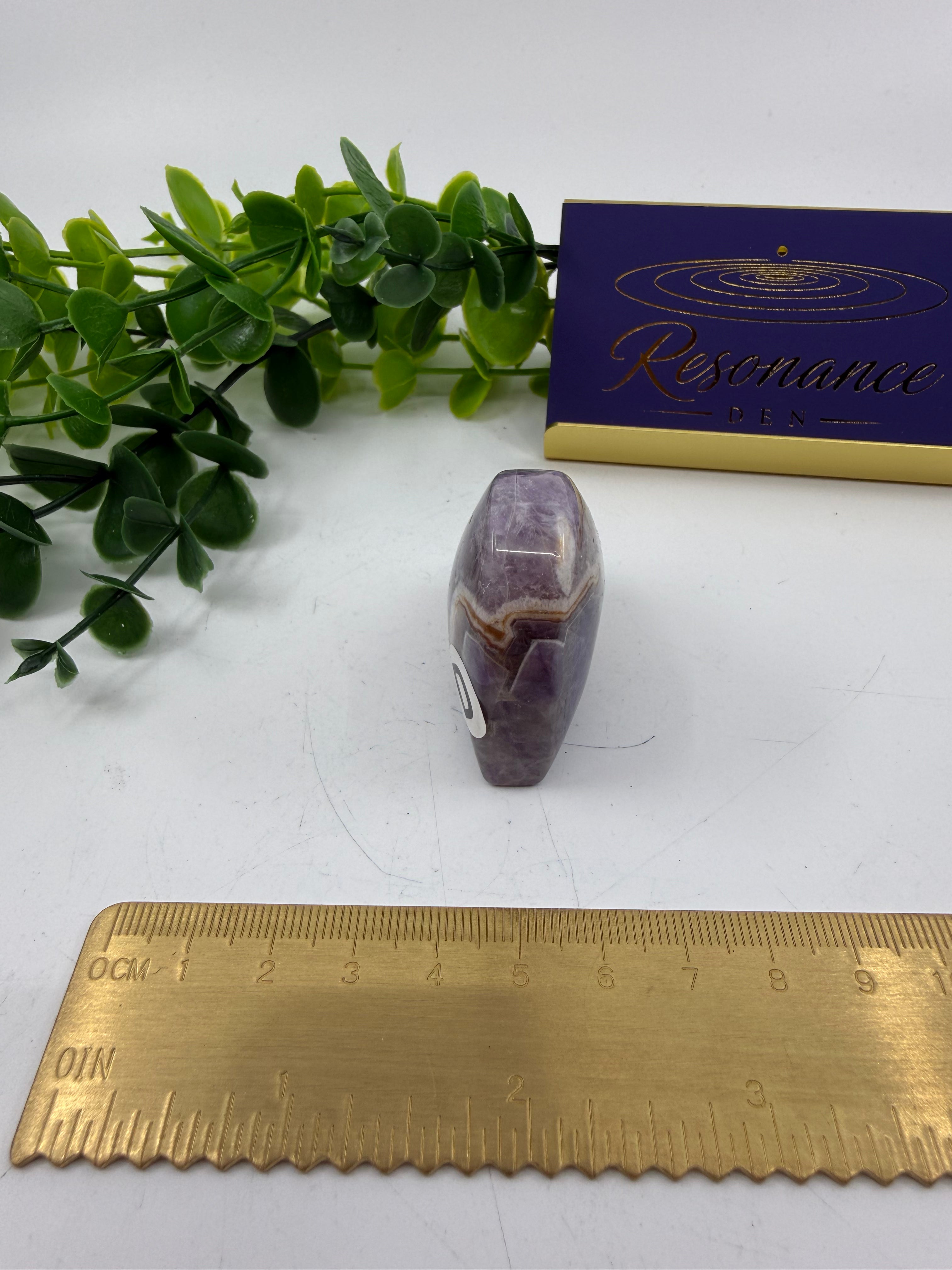 Chevron Amethyst Heart (Opt D)