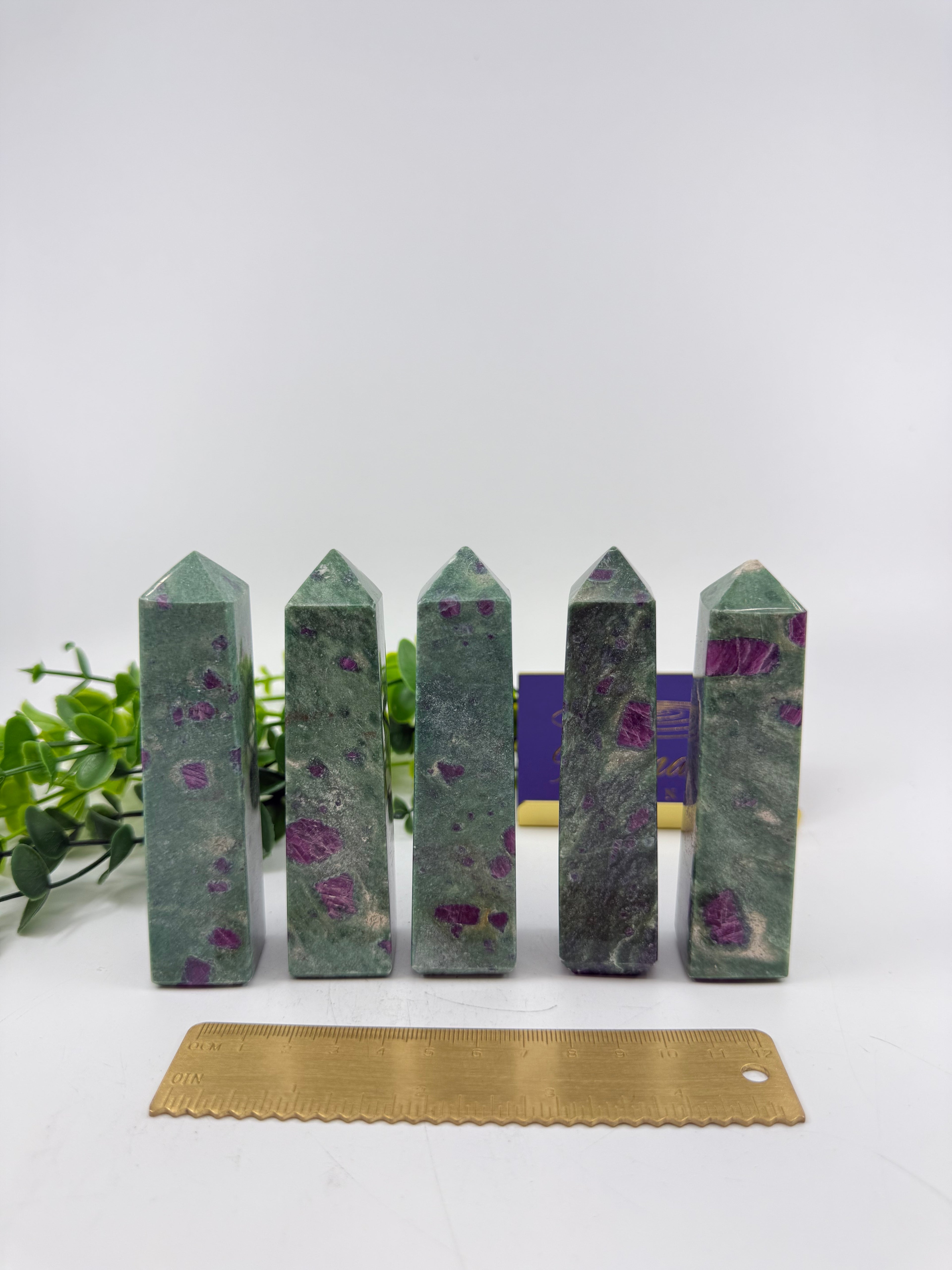 Ruby Fuchsite Small Tower | Intuitively Chosen