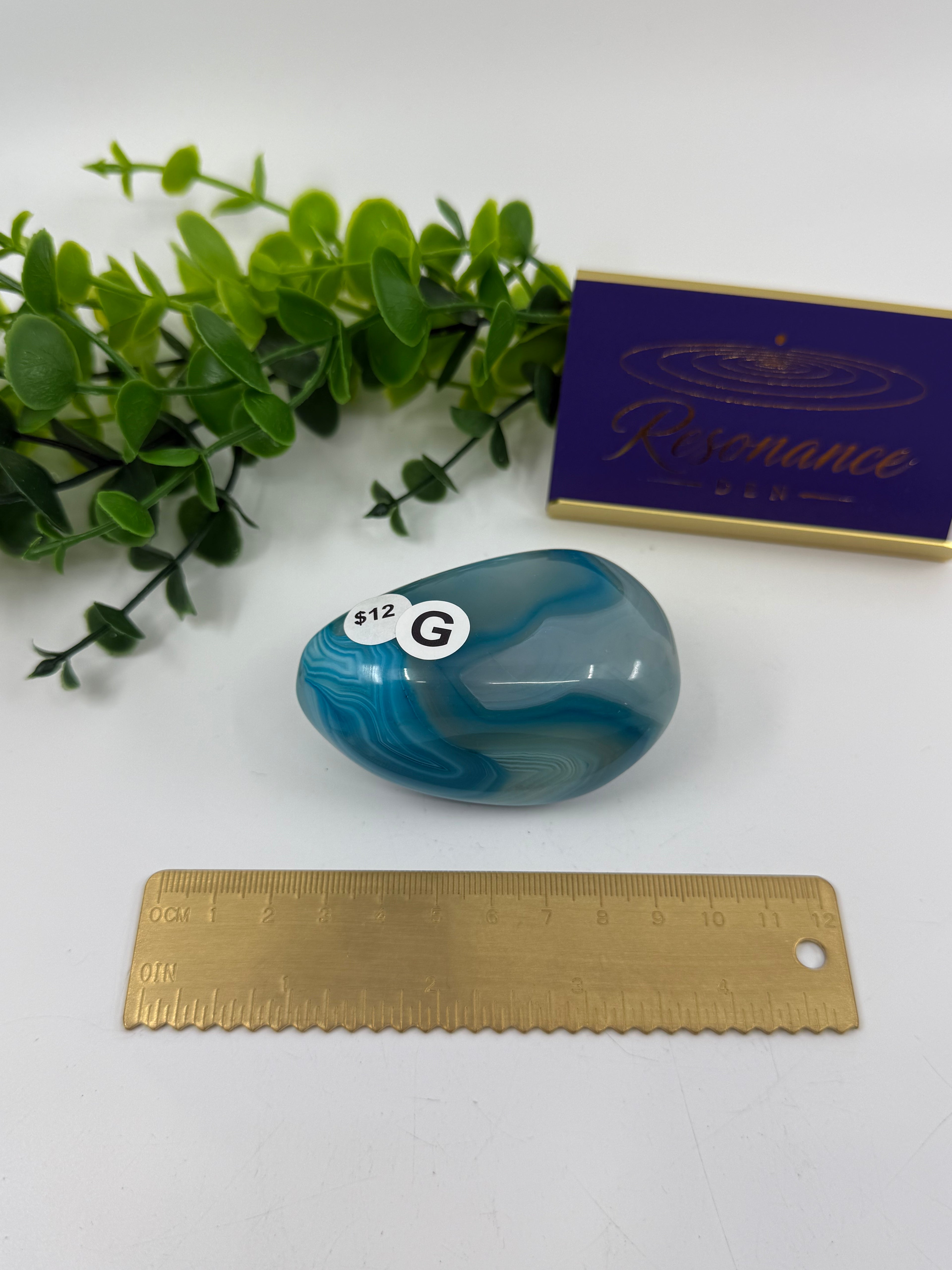 Dyed Blue Agate Freeform (Opt G)