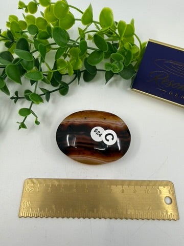 Carnelian Palm Stone (Opt C)