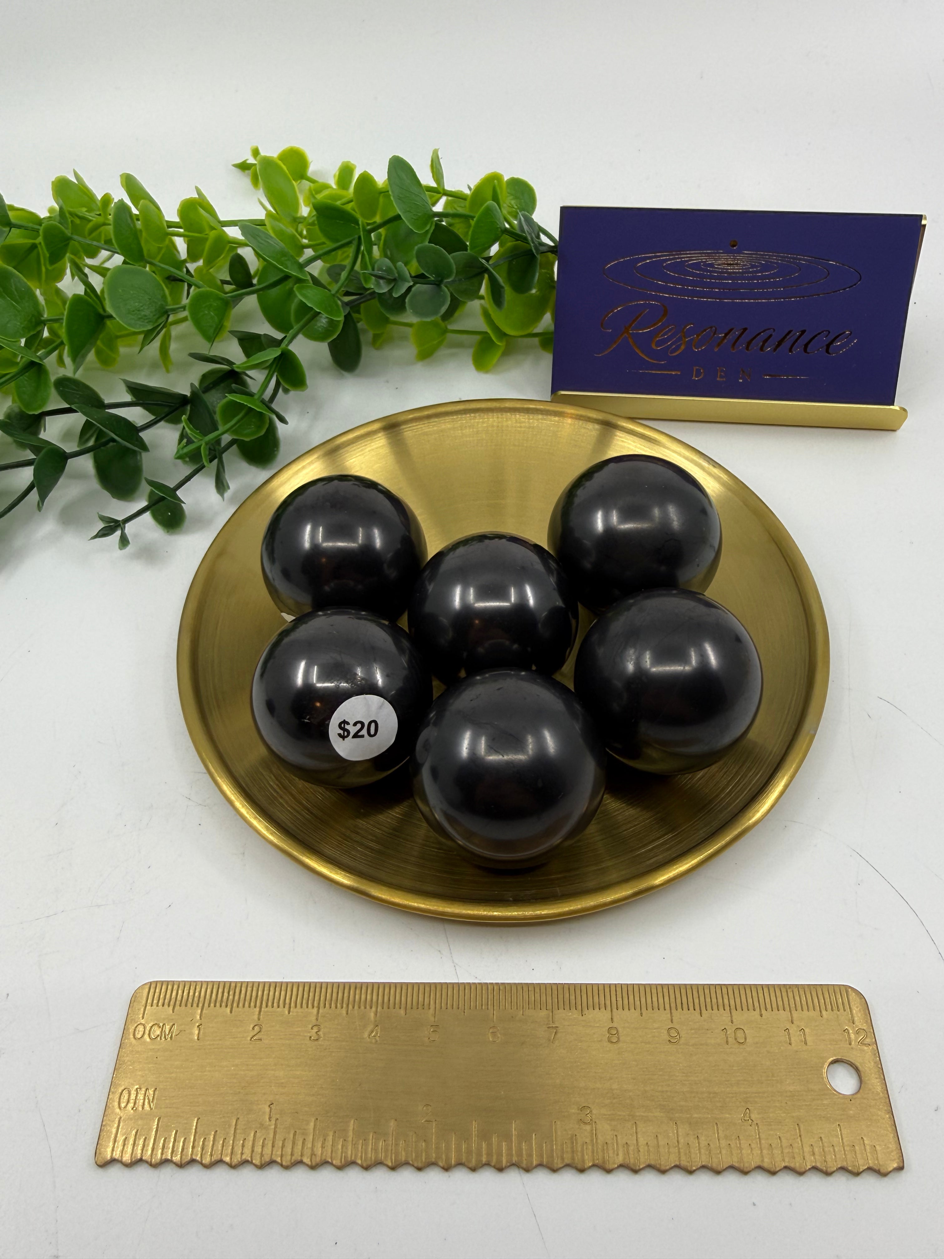 Shungite Mini Sphere | Intuitively Chosen