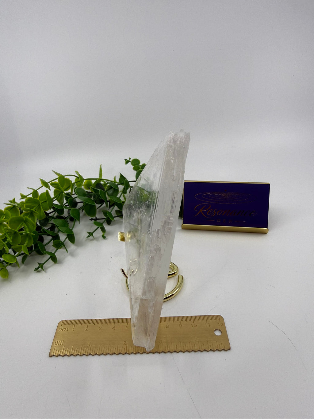 Selenite Triangle Slab