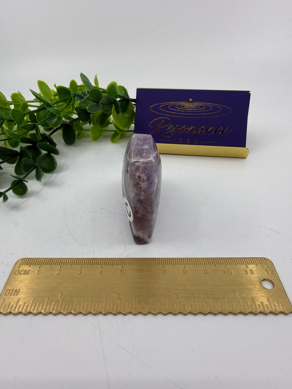 Chevron Amethyst Heart (Opt C)