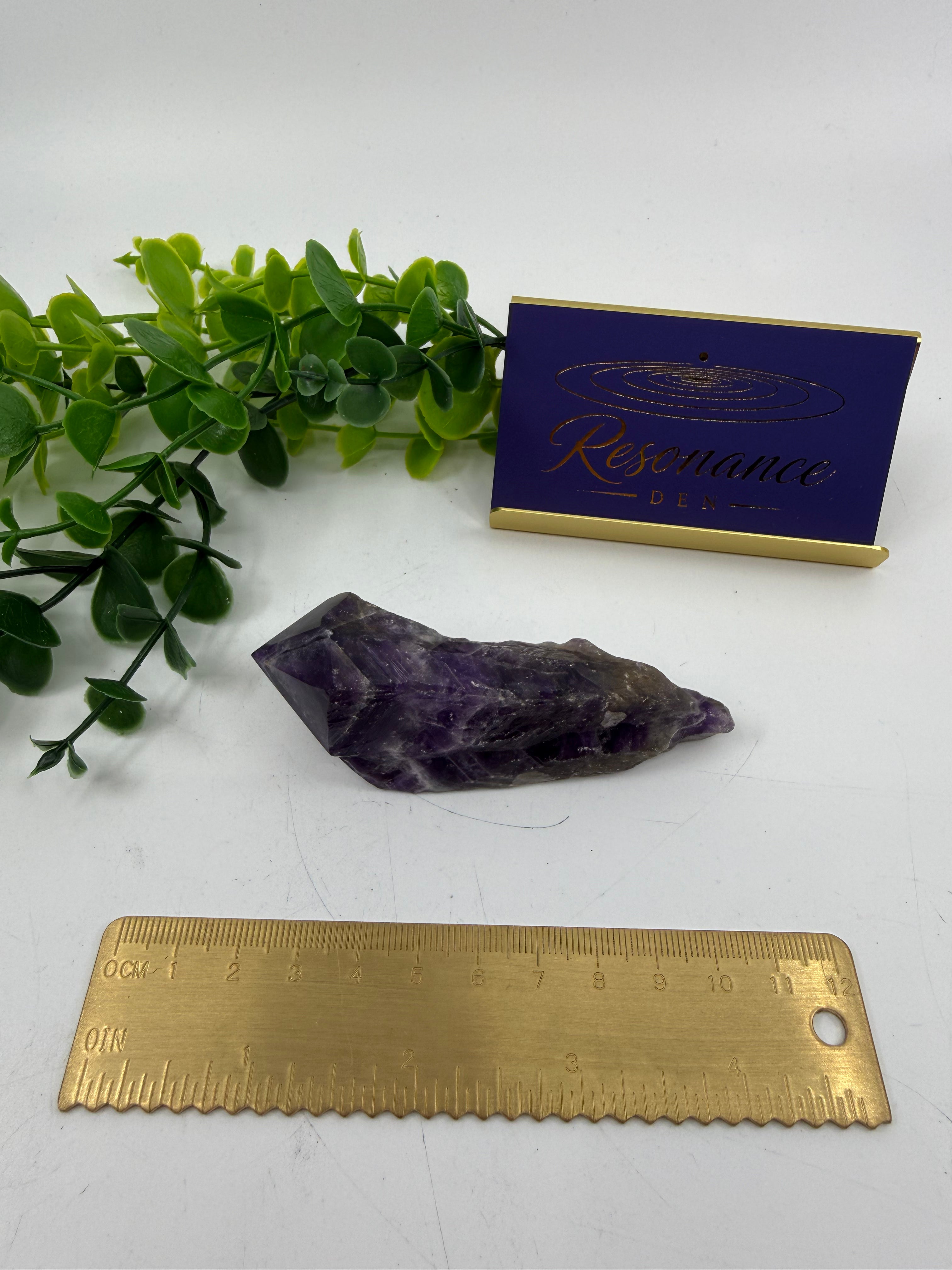 Chevron Amethyst Raw Point (Opt B)