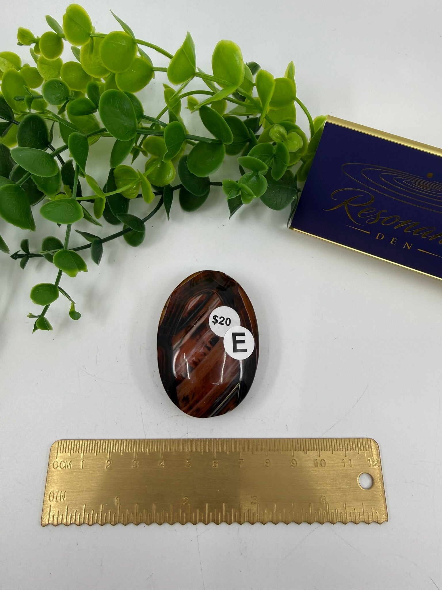 Carnelian Palm Stone (Opt E)