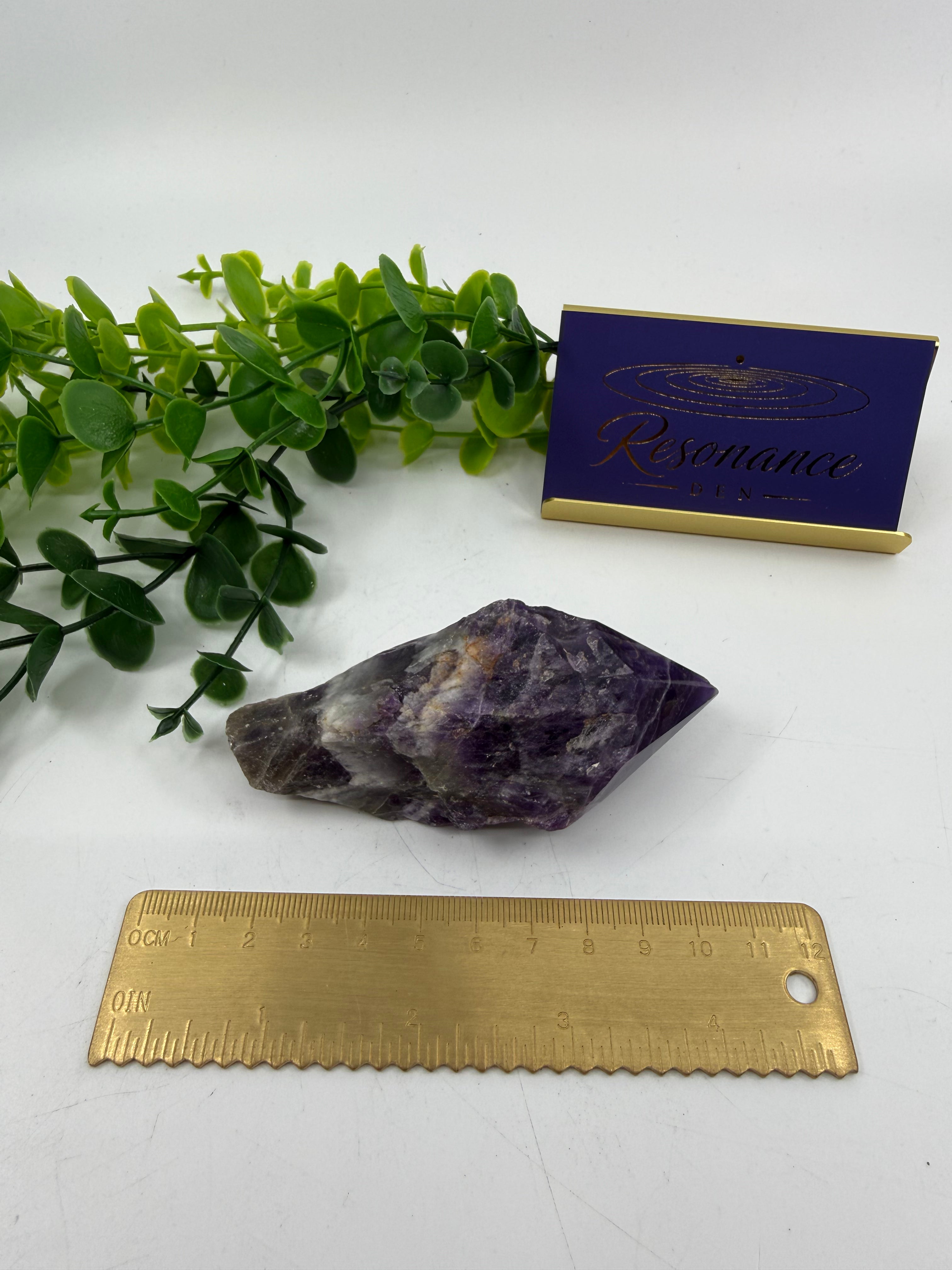 Chevron Amethyst Raw Point (Opt A)