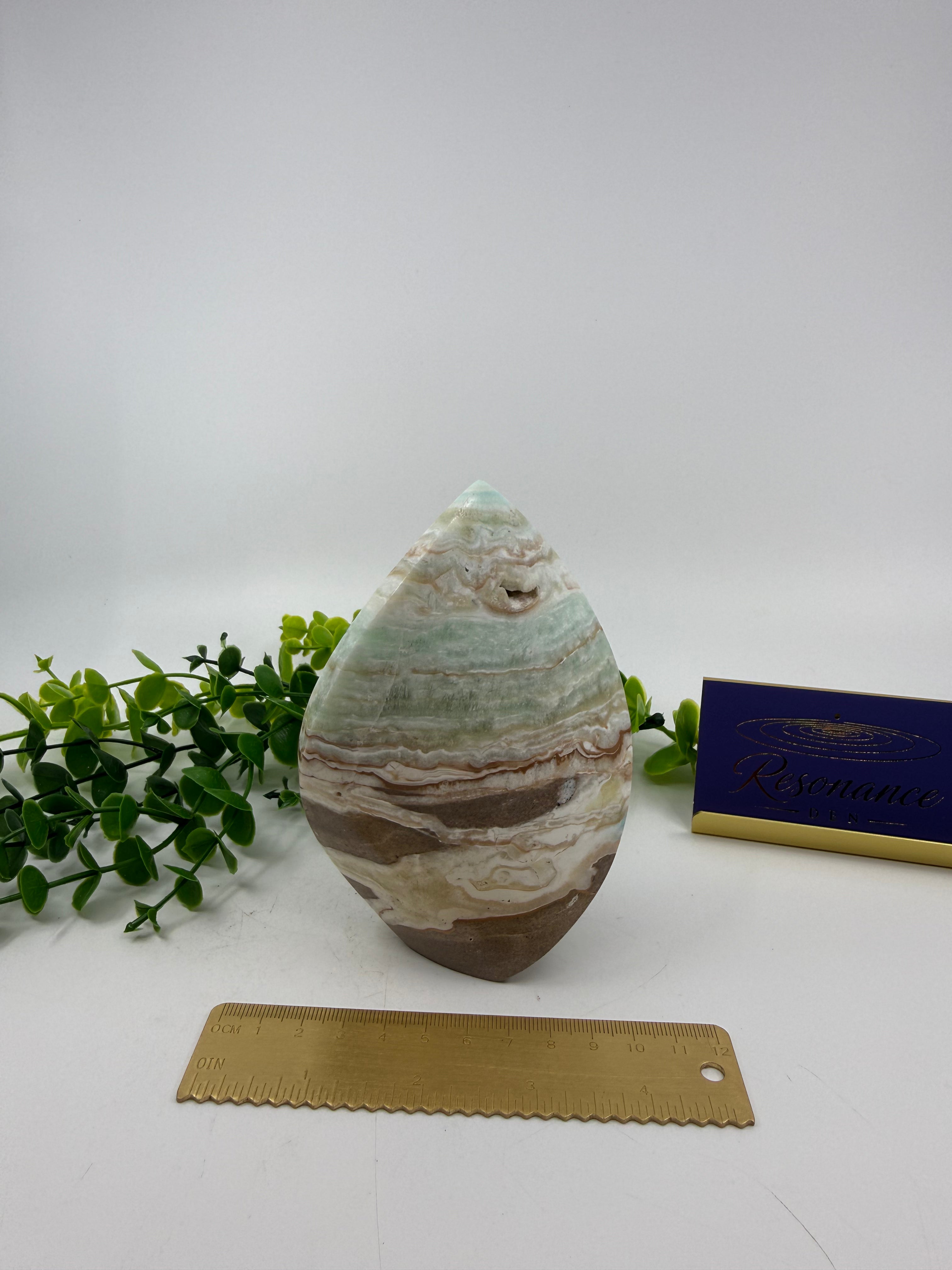 Caribbean Calcite Large Flame (Opt B)