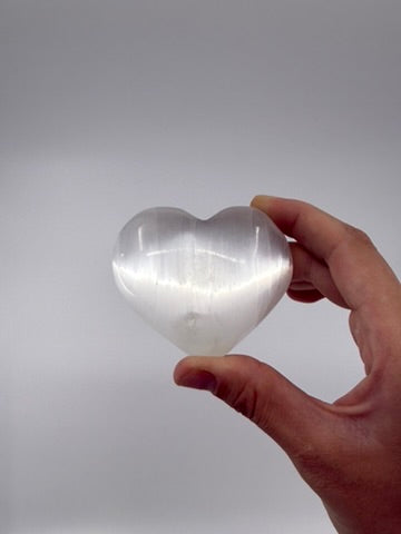 Selenite Heart (Opt C)