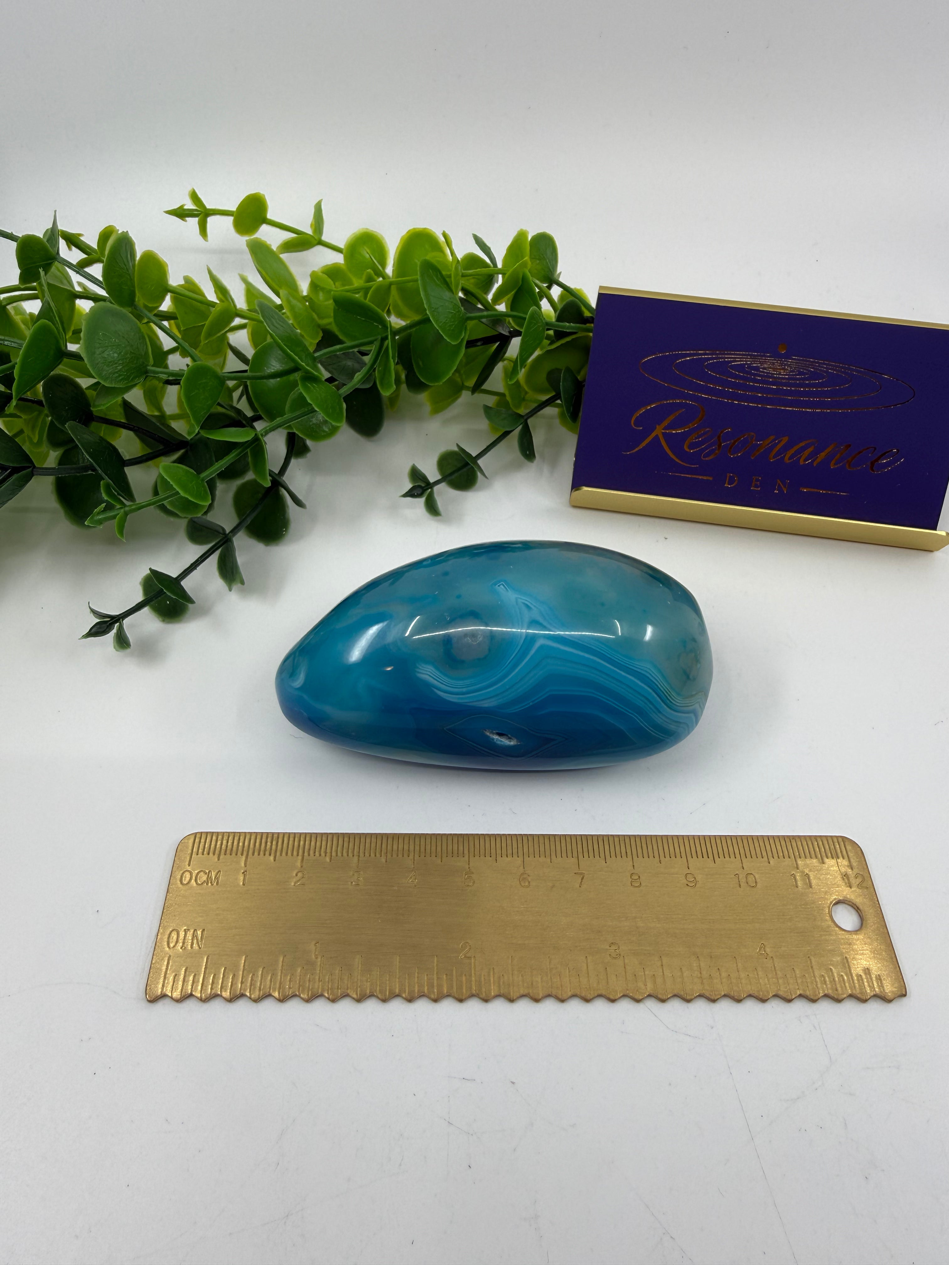 Dyed Blue Agate Freeform (Opt B)