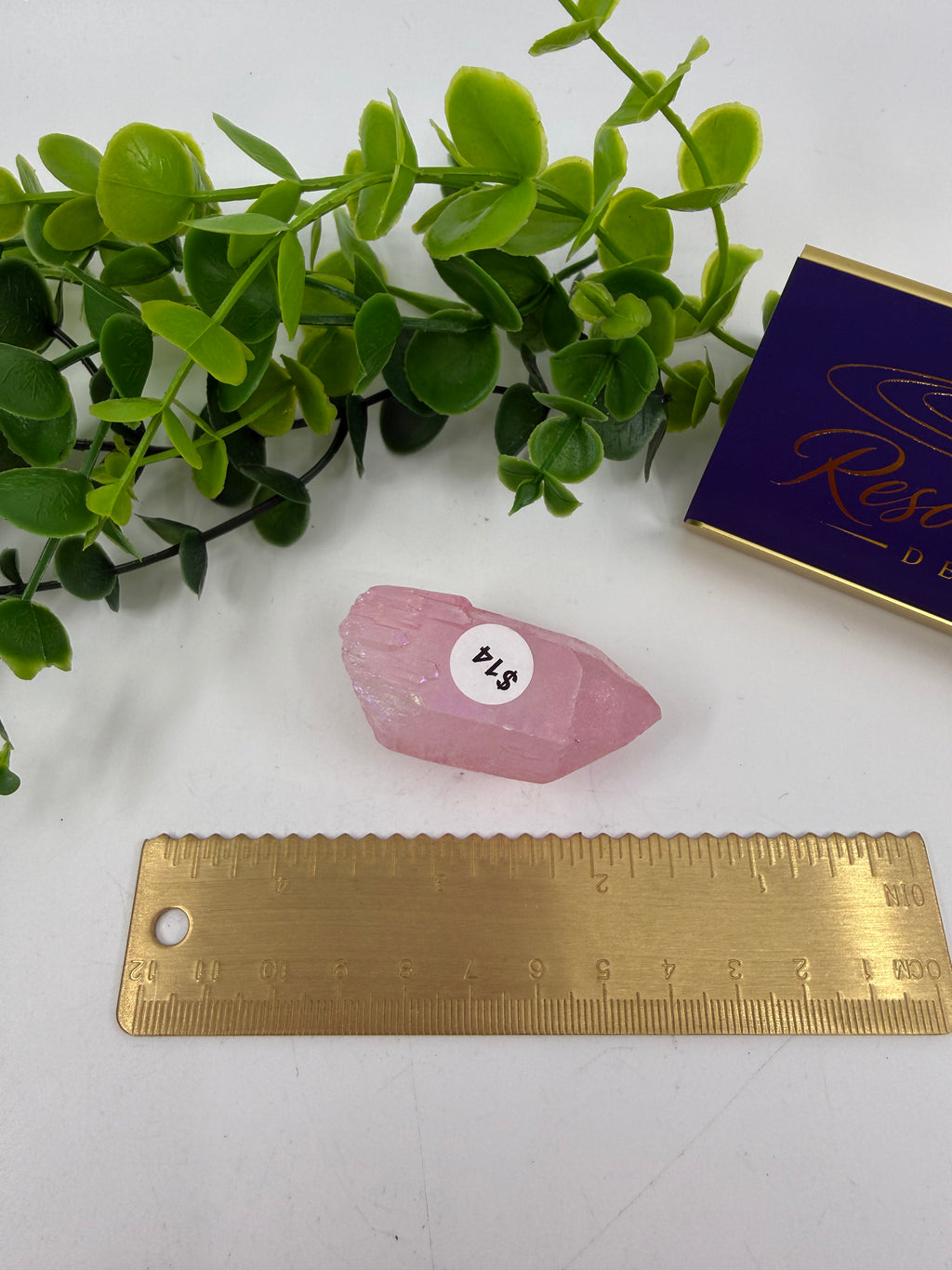 Aura Rose Quartz Raw Point (Opt A)