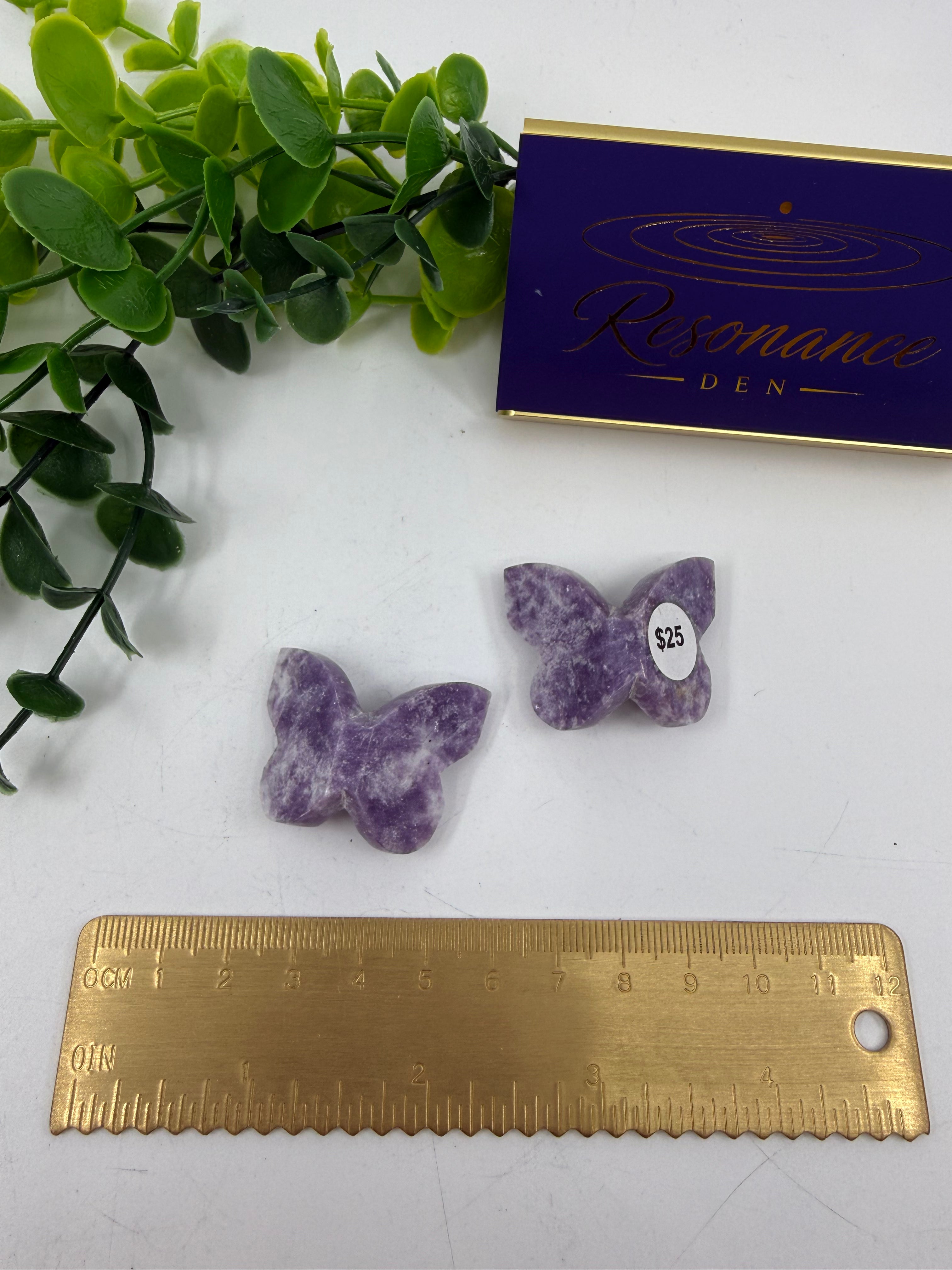 Lepidolite Mini Butterfly | Intuitively Chosen