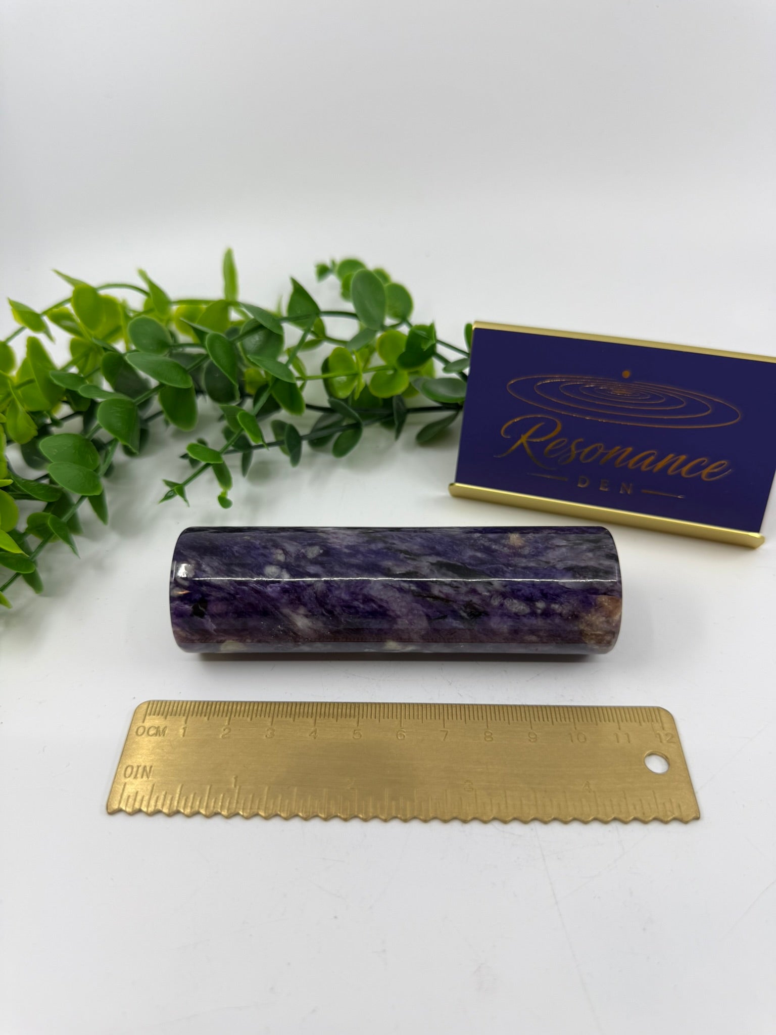 Charoite Palm Charger (Opt A)