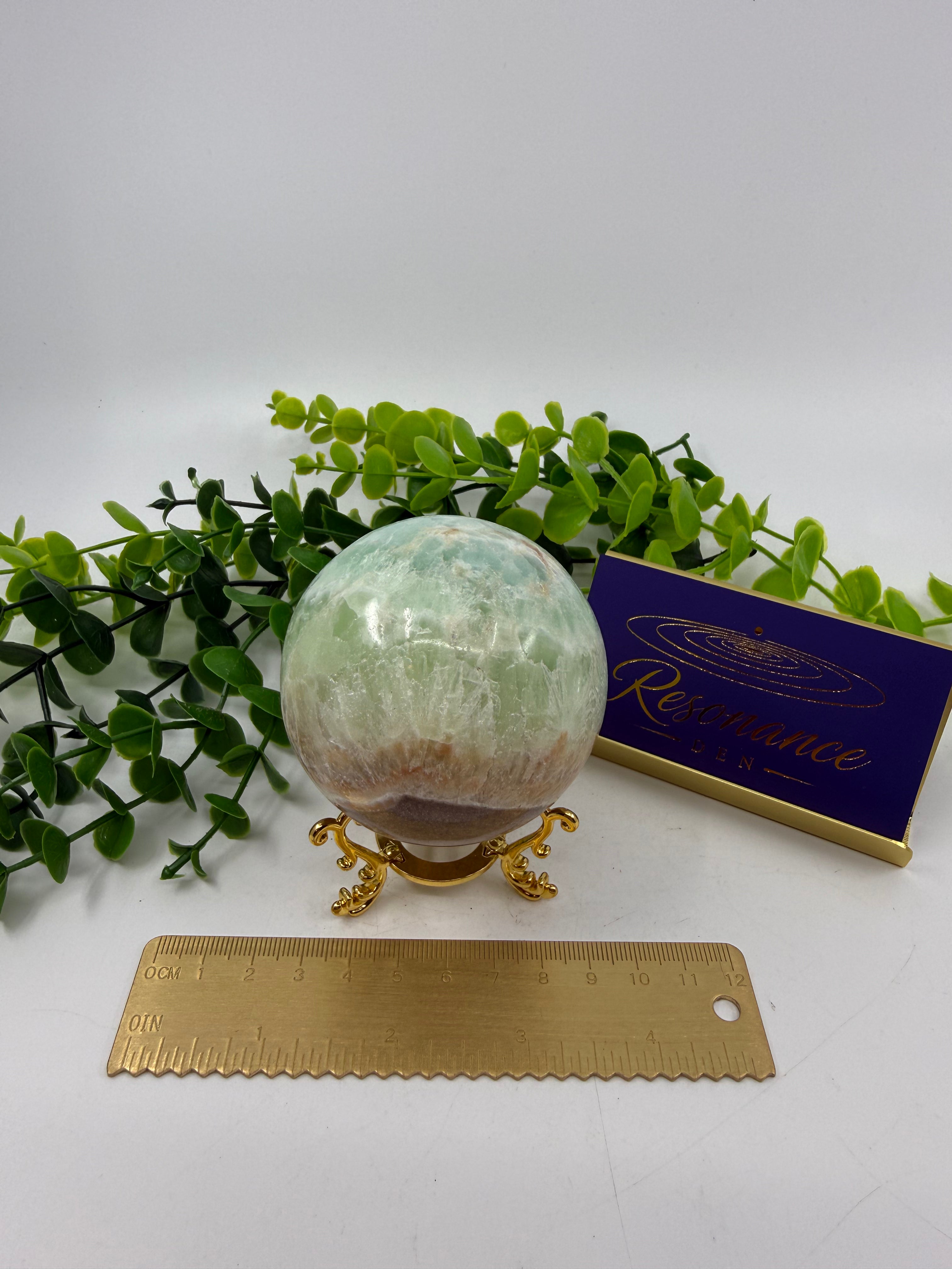 Caribbean Calcite Sphere (Opt E)