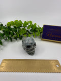 Moss Agate Mini Skull