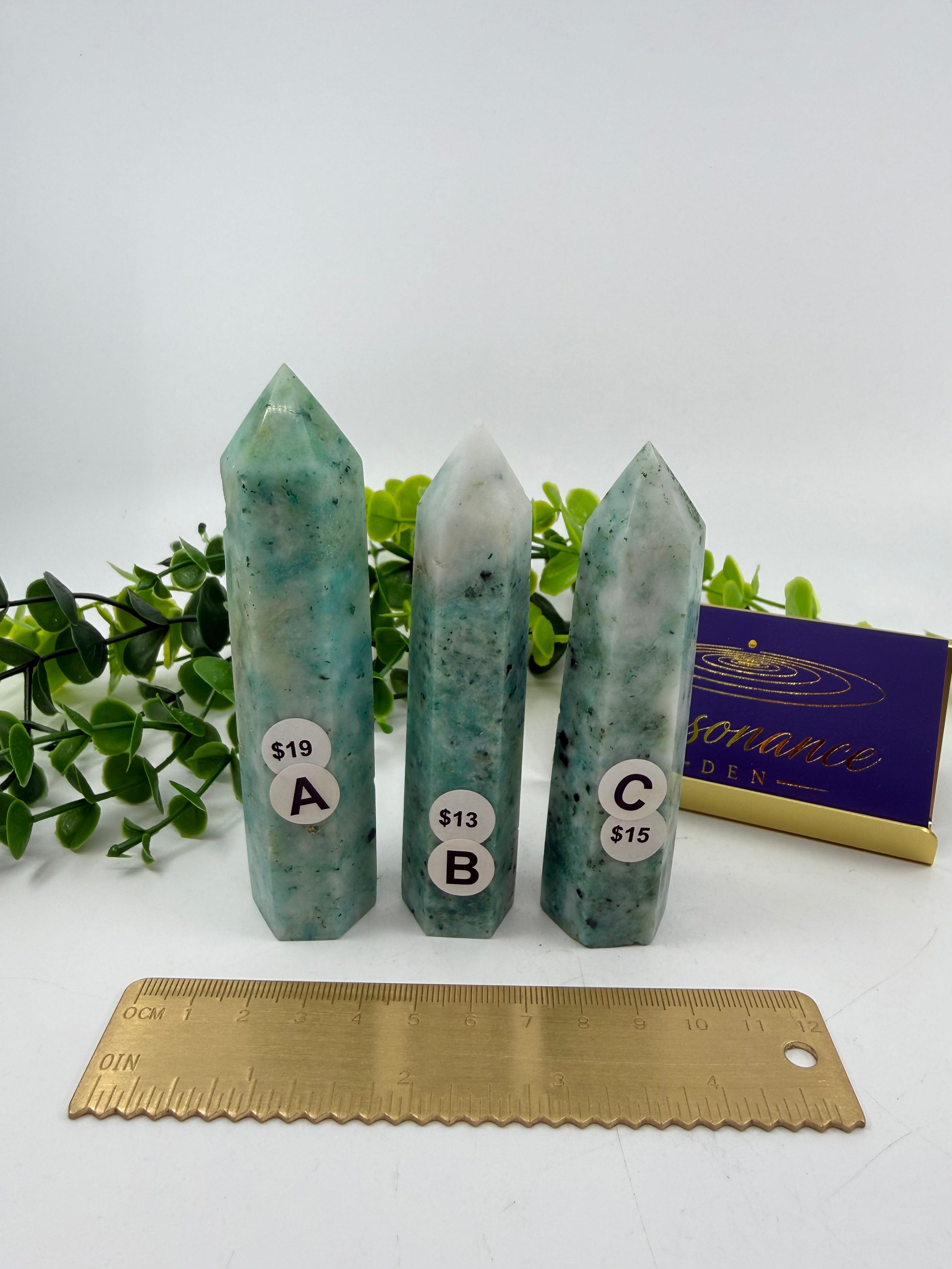 Amazonite Small Towers (Opt A-C)