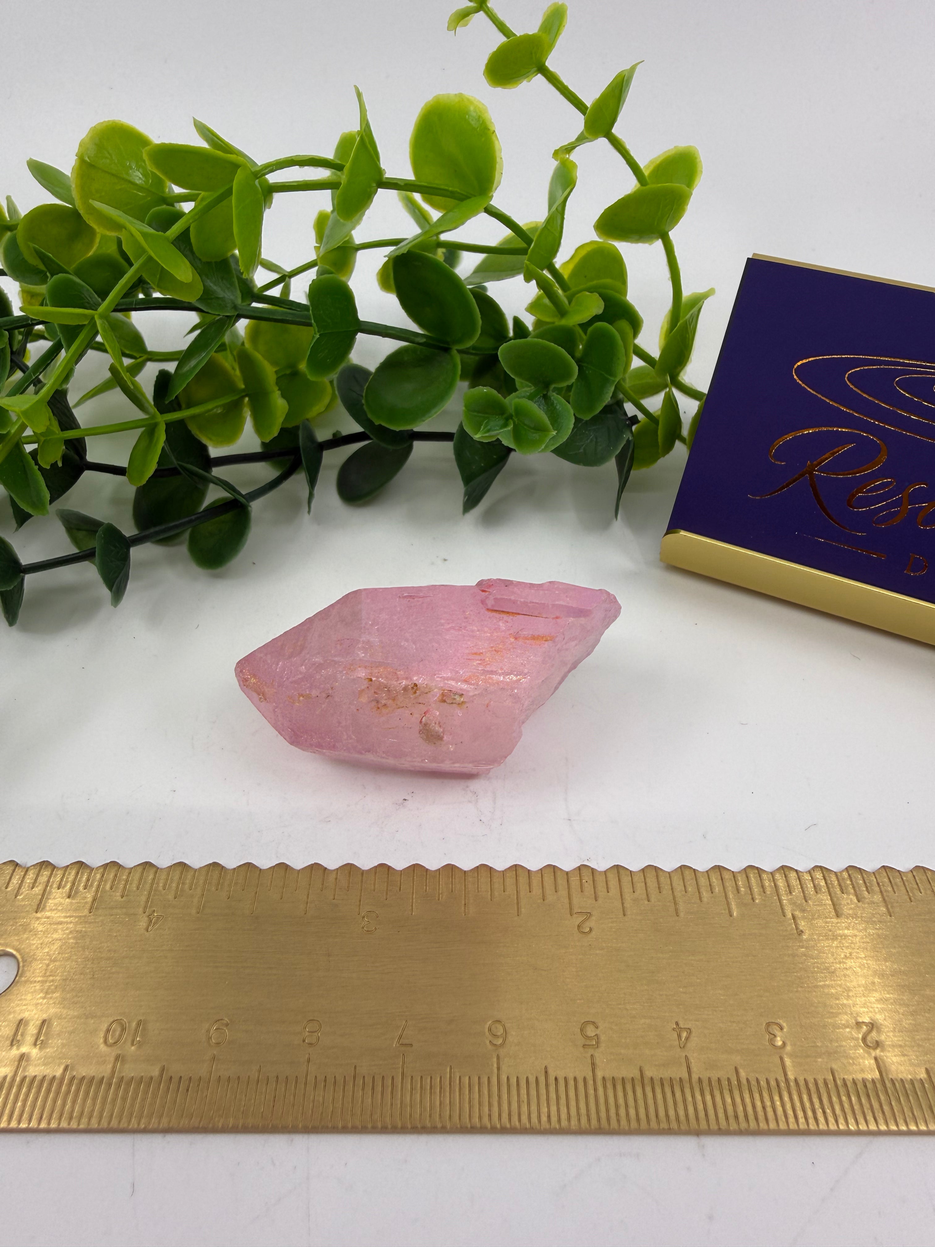Aura Rose Quartz Raw Point (Opt A)