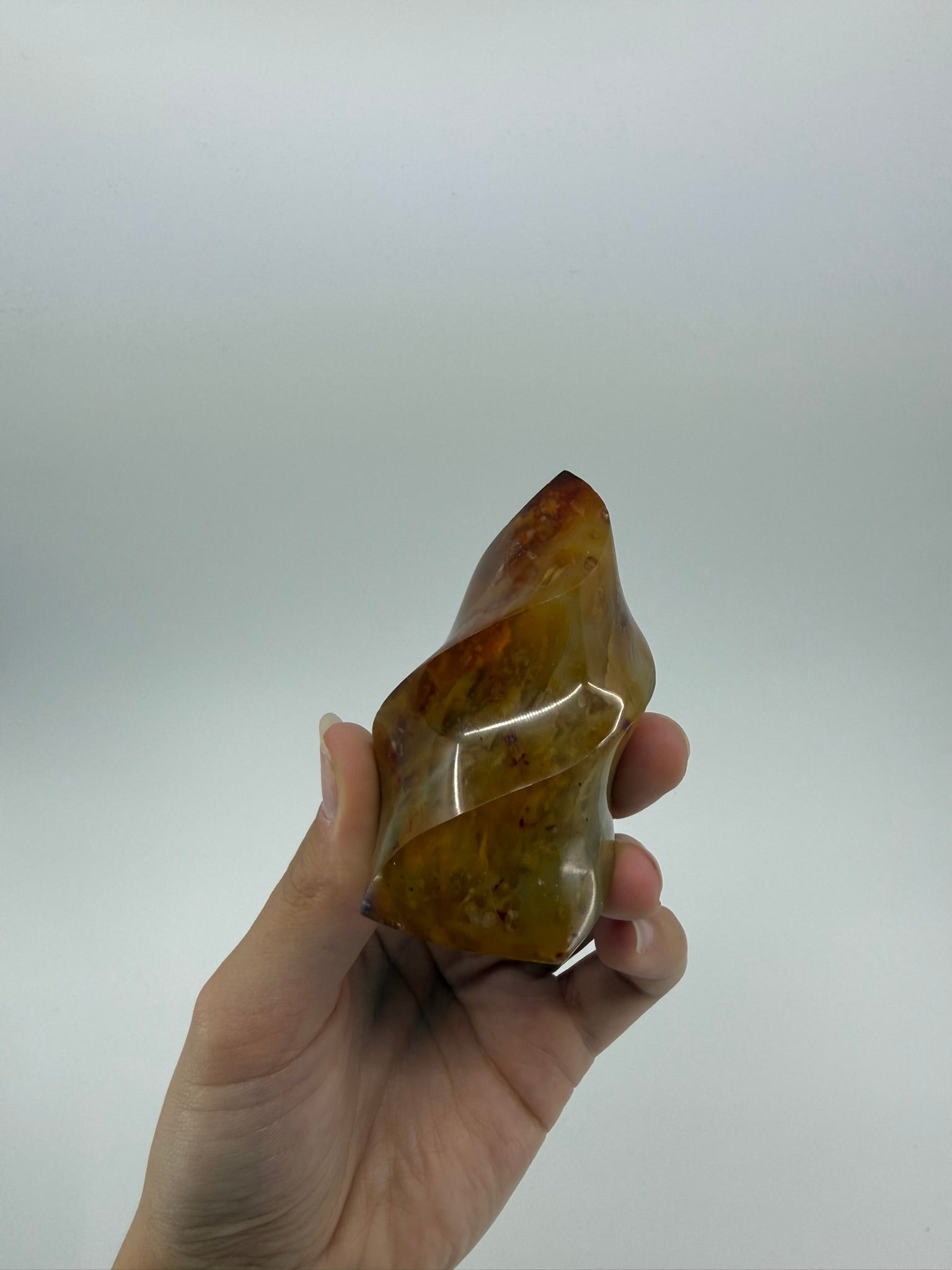 Carnelian Carved Freeform (Opt B)