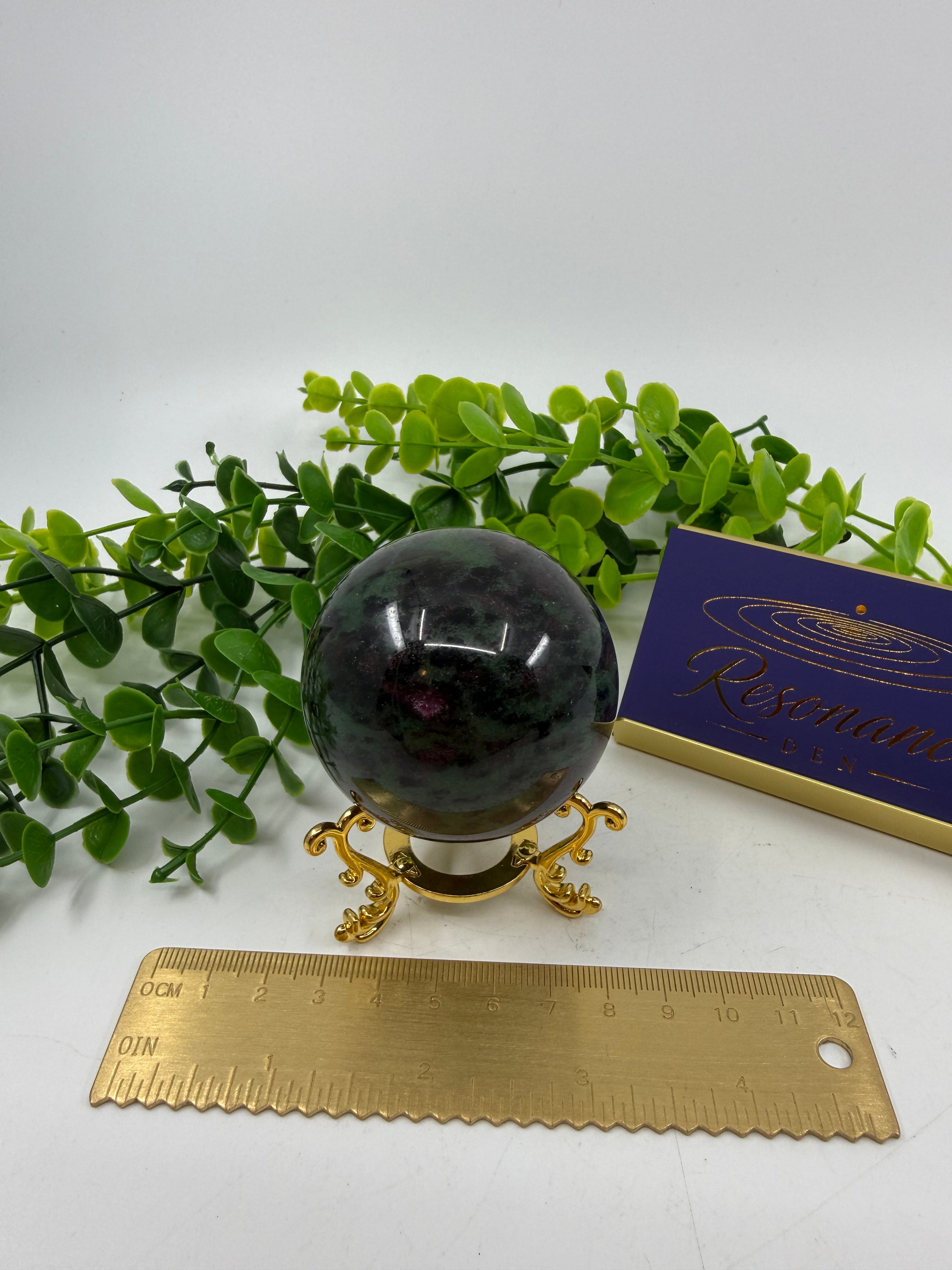Ruby Zoisite Sphere (Opt J)