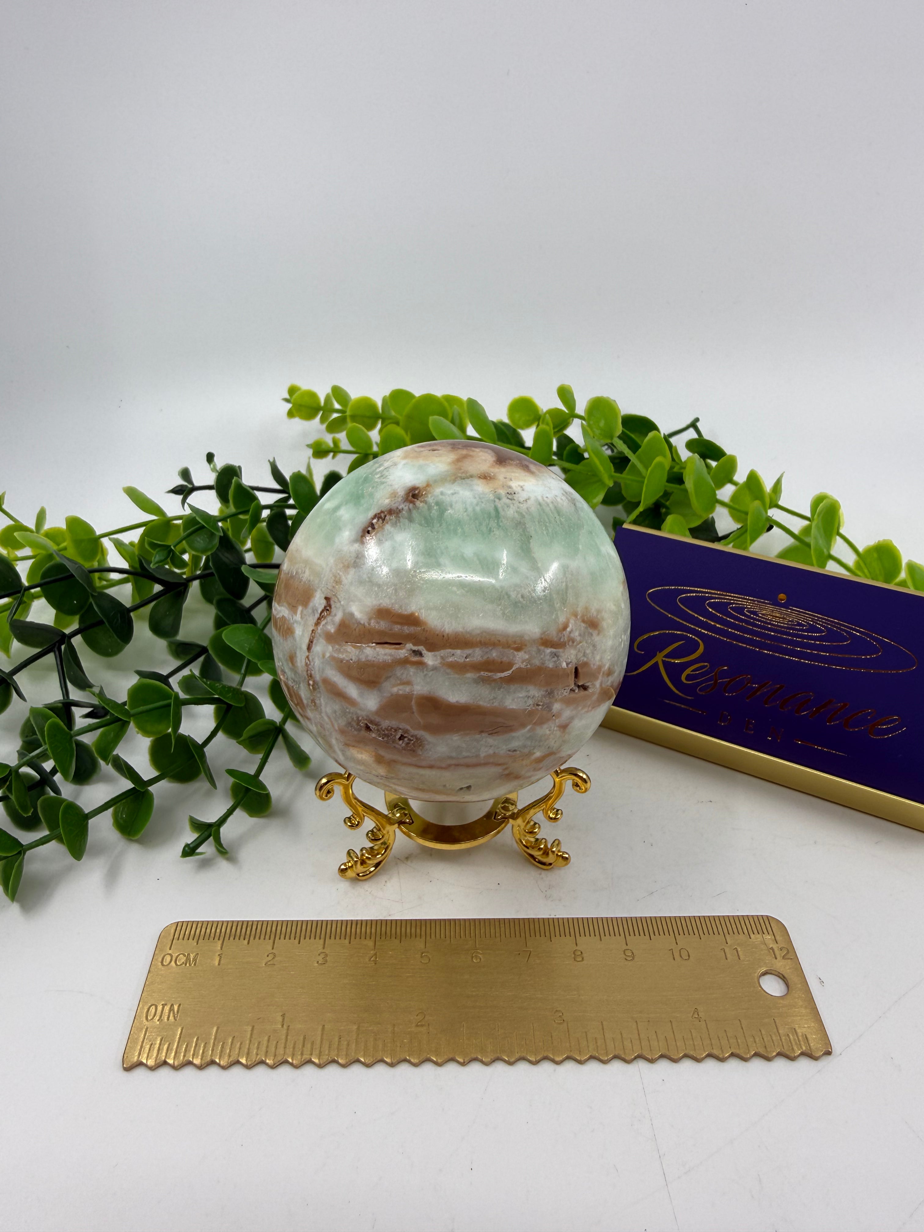 Caribbean Calcite Sphere (Opt F)