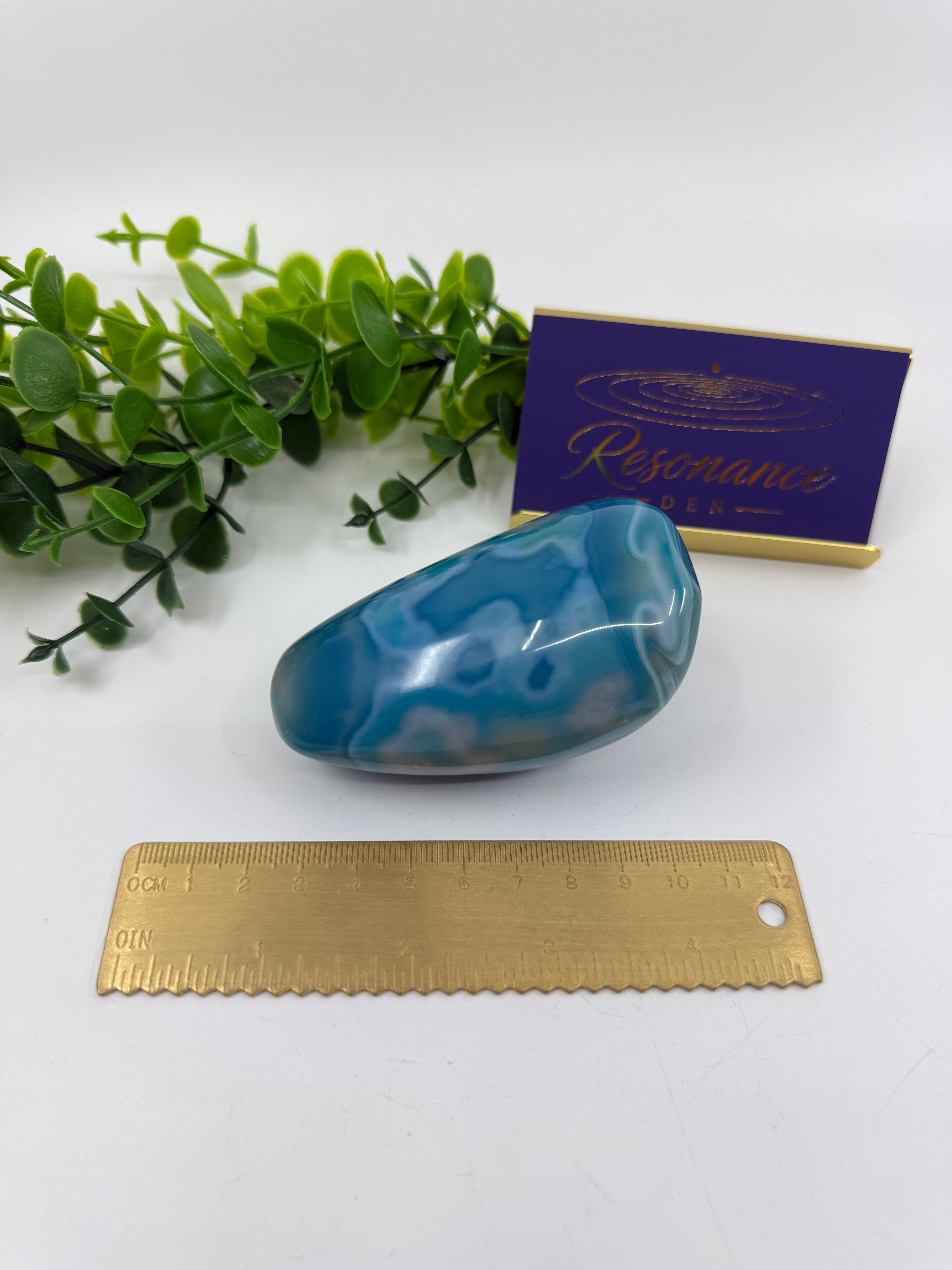 Dyed Blue Agate Freeform (Opt E)