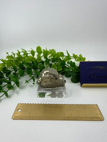Raw Pyrite Cluster | On stand (Opt C)