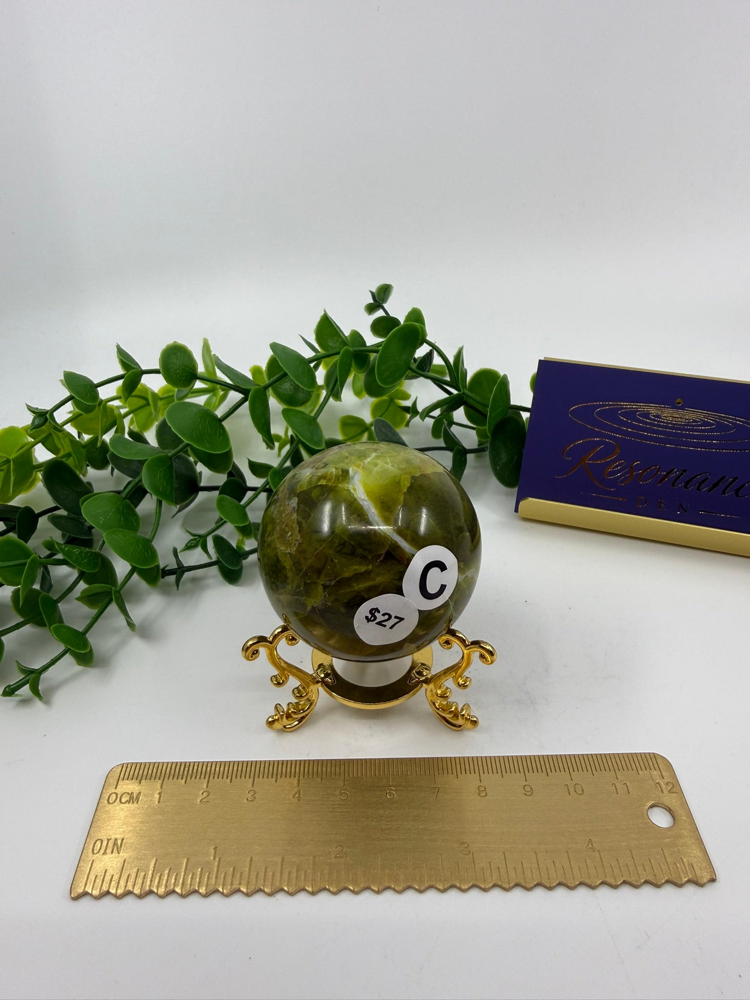 Green Opal Sphere (Opt C)