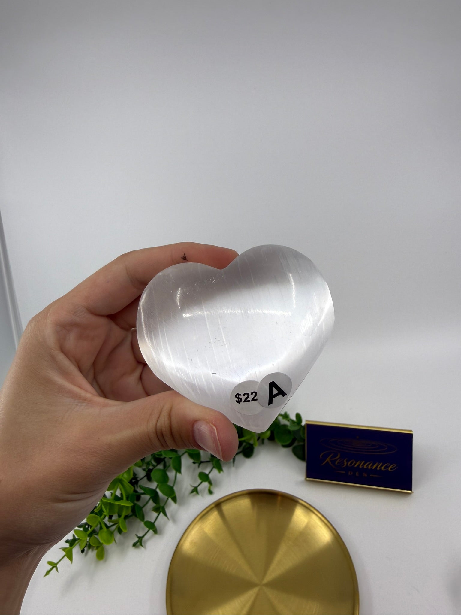 Selenite Heart (Opt A)