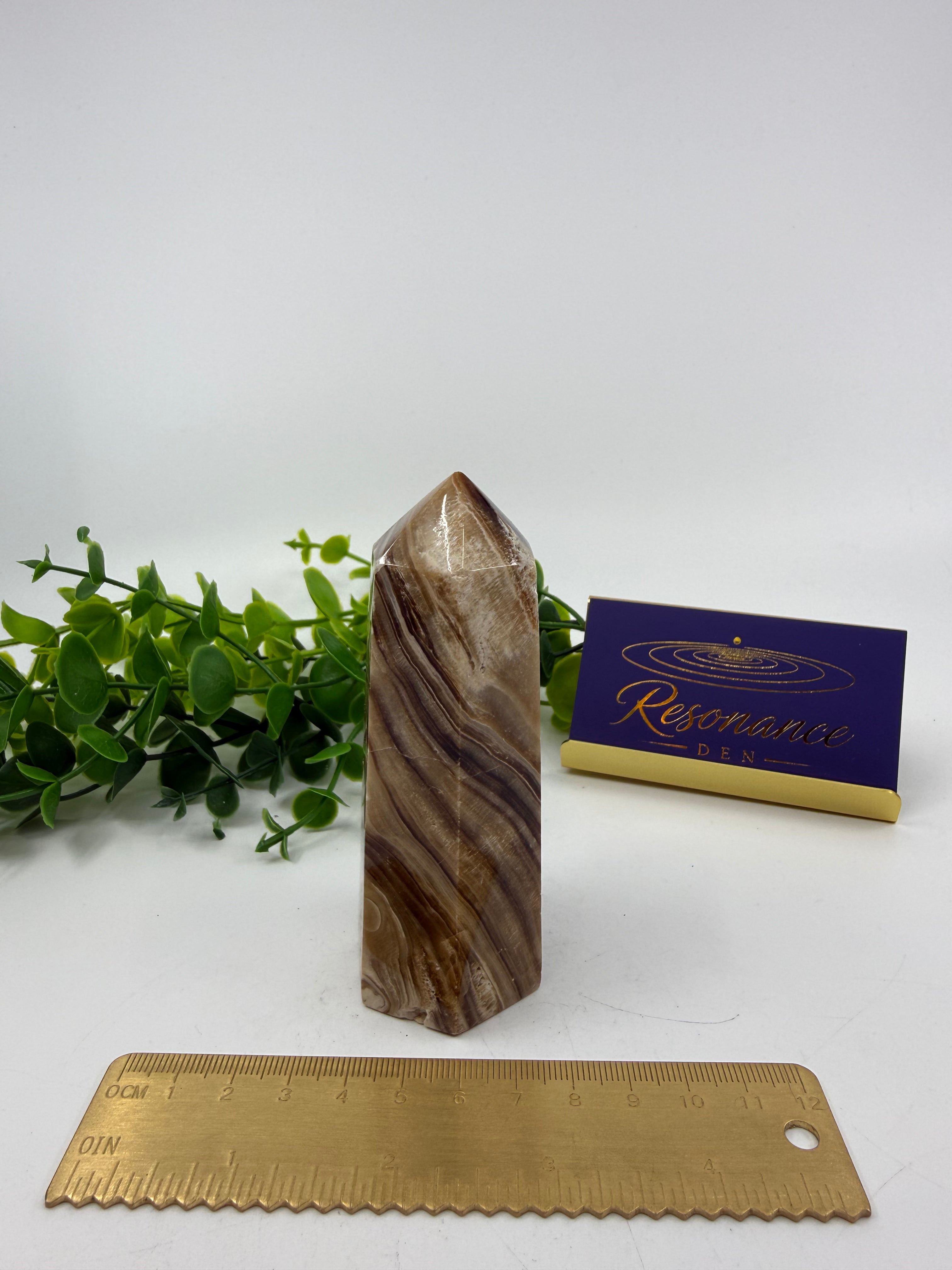 Chocolate Calcite Tower (Opt C)