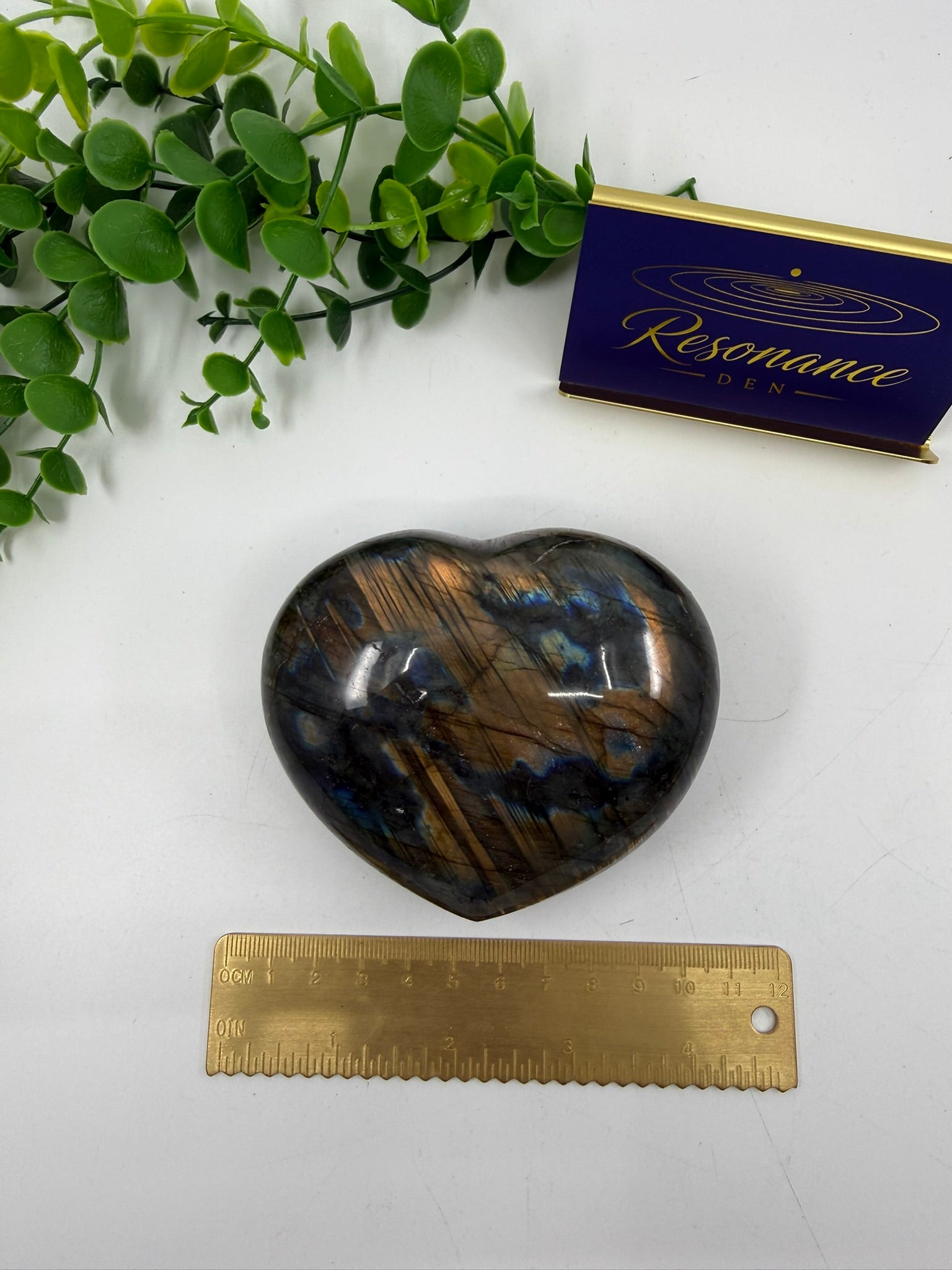 Labradorite Large Heart