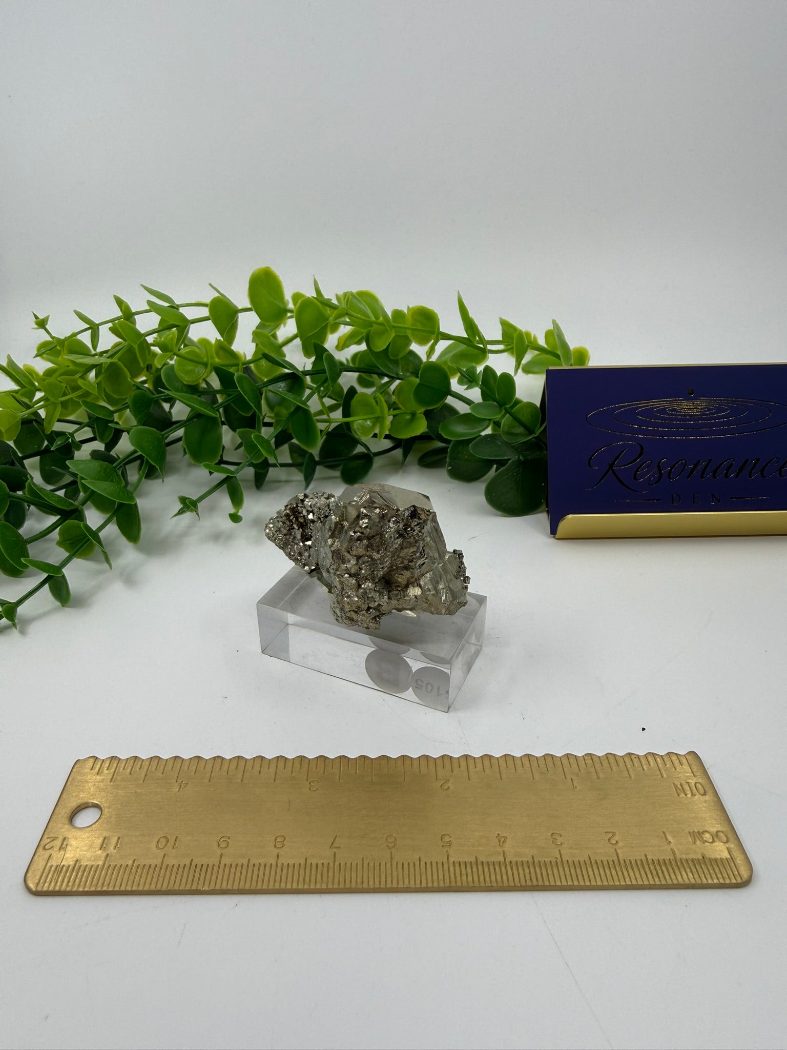 Raw Pyrite Cluster | On stand (Opt F)