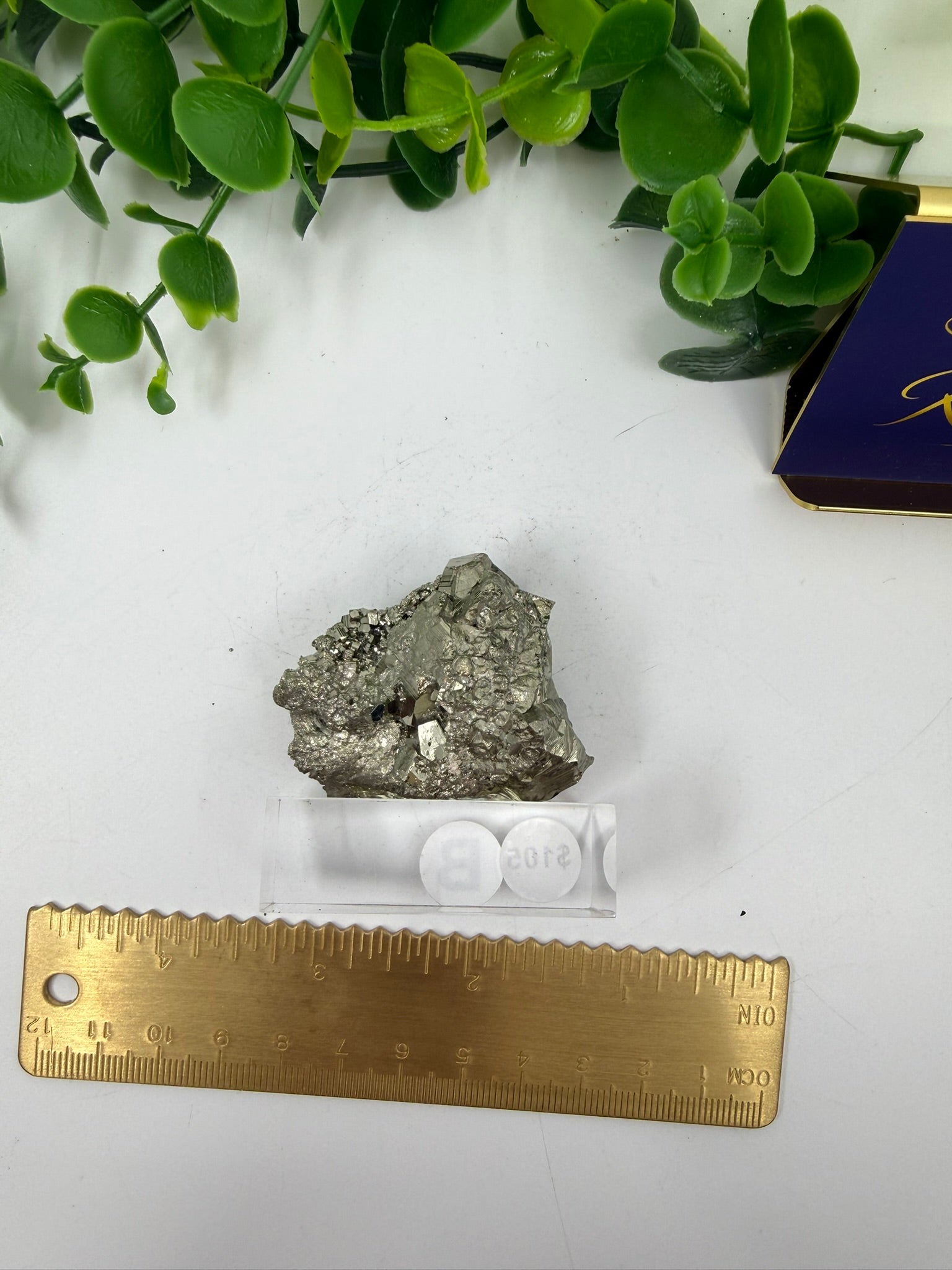 Raw Pyrite Cluster | On stand (Opt F)