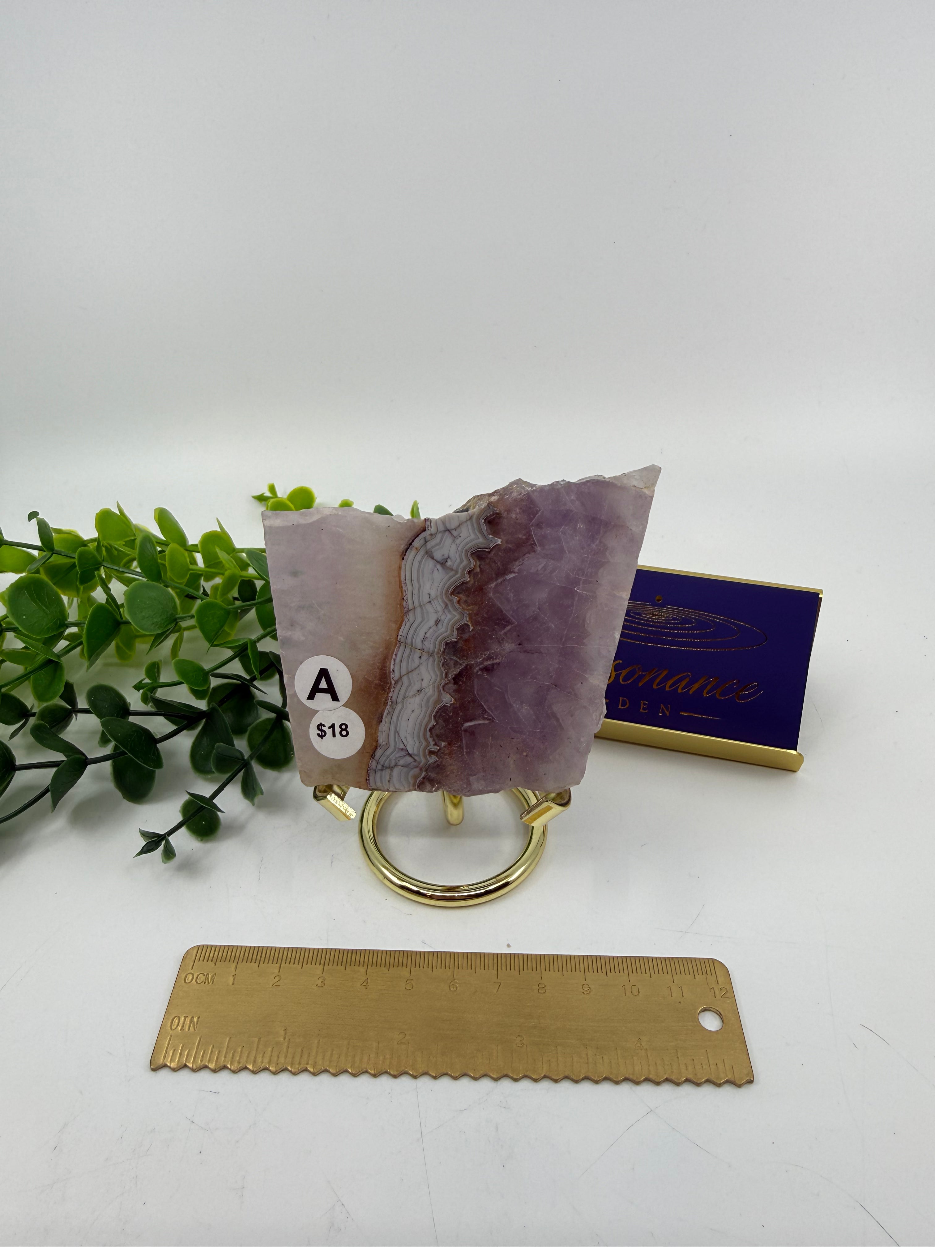 Chevron Amethyst Slab (Opt A)