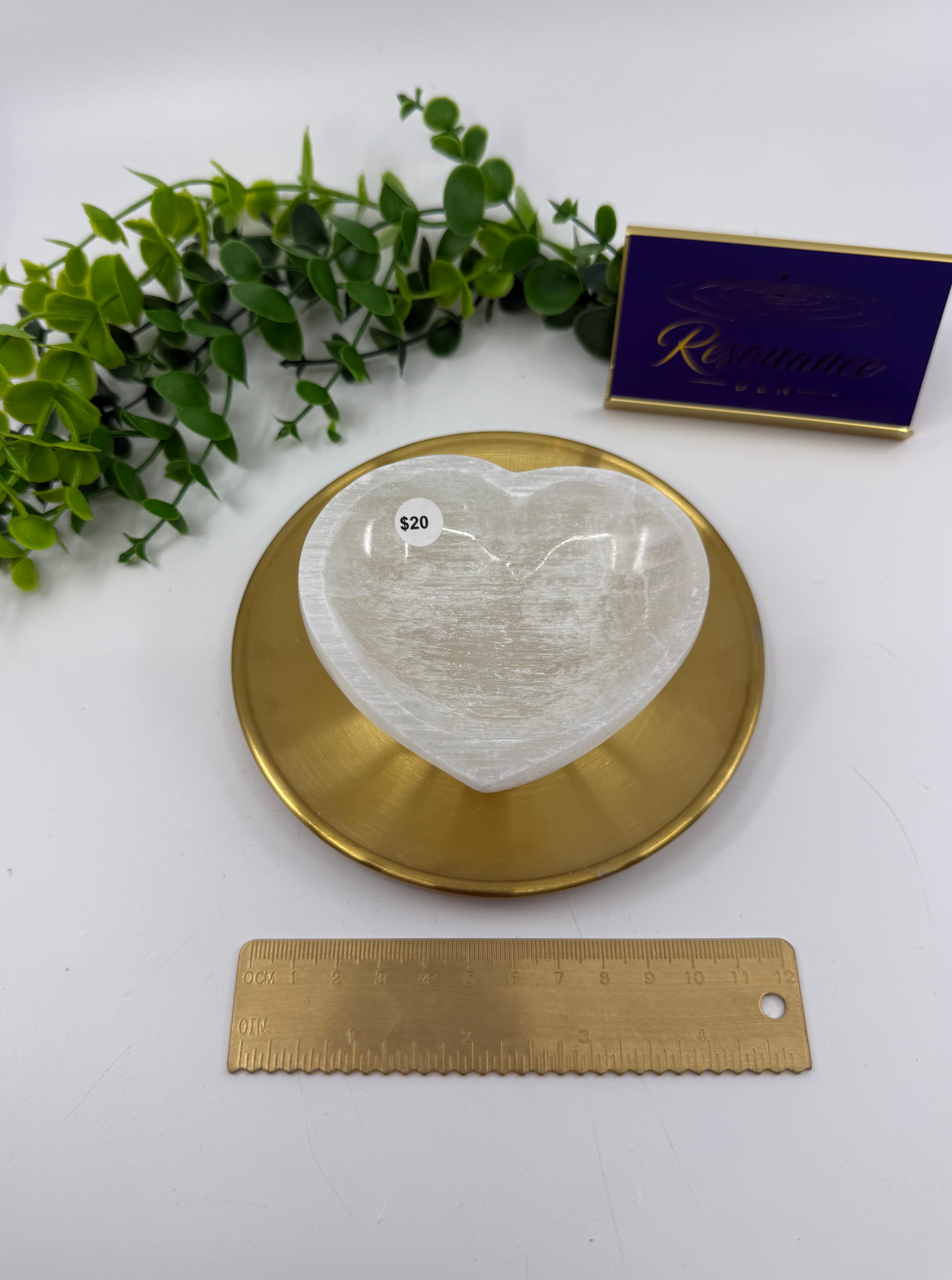 Selenite Heart Trinket Bowl | Intuitively Chosen