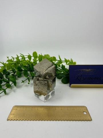 Raw Pyrite Cluster | On stand (Opt A)