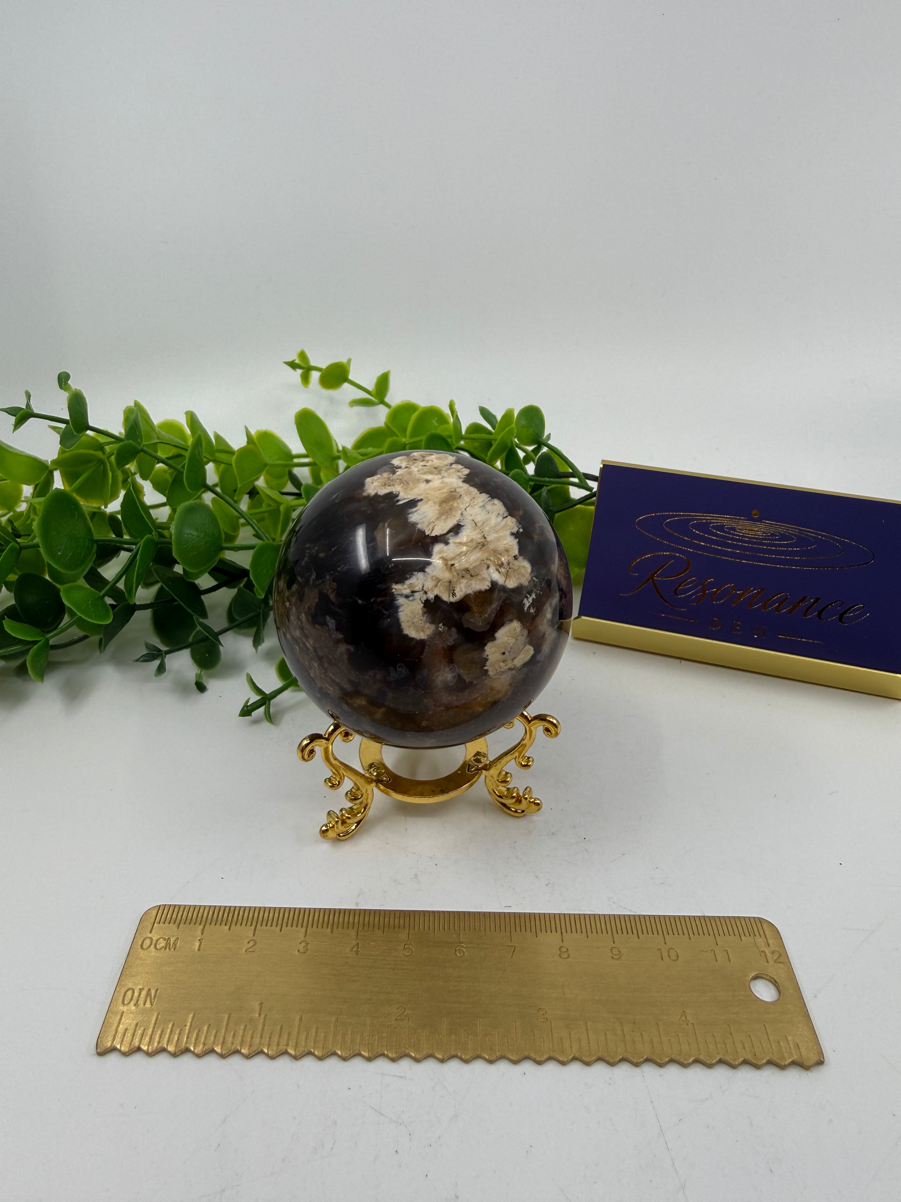 Chocolate Calcite Sphere (Opt B)