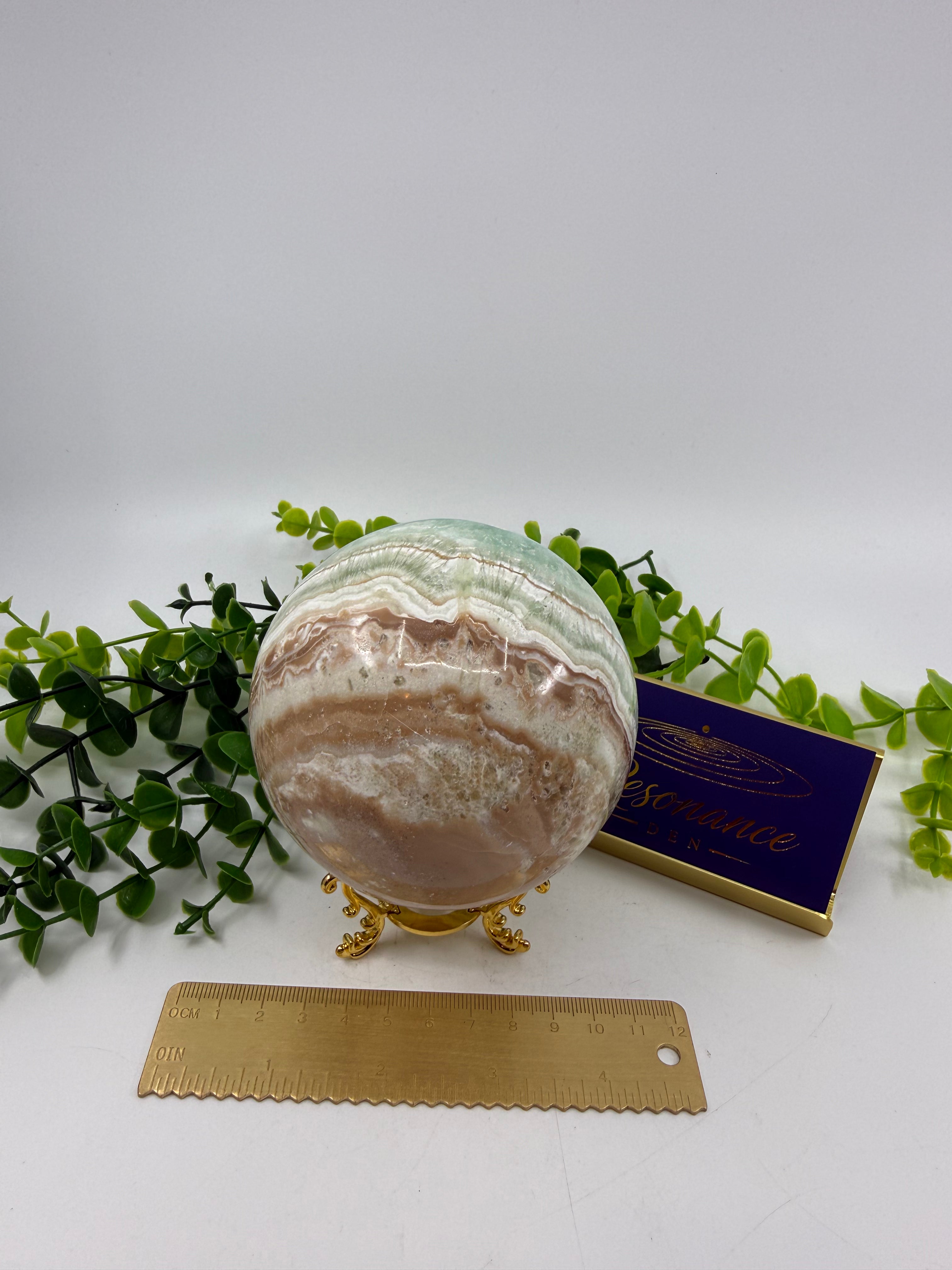 Caribbean Calcite Sphere (Opt A)