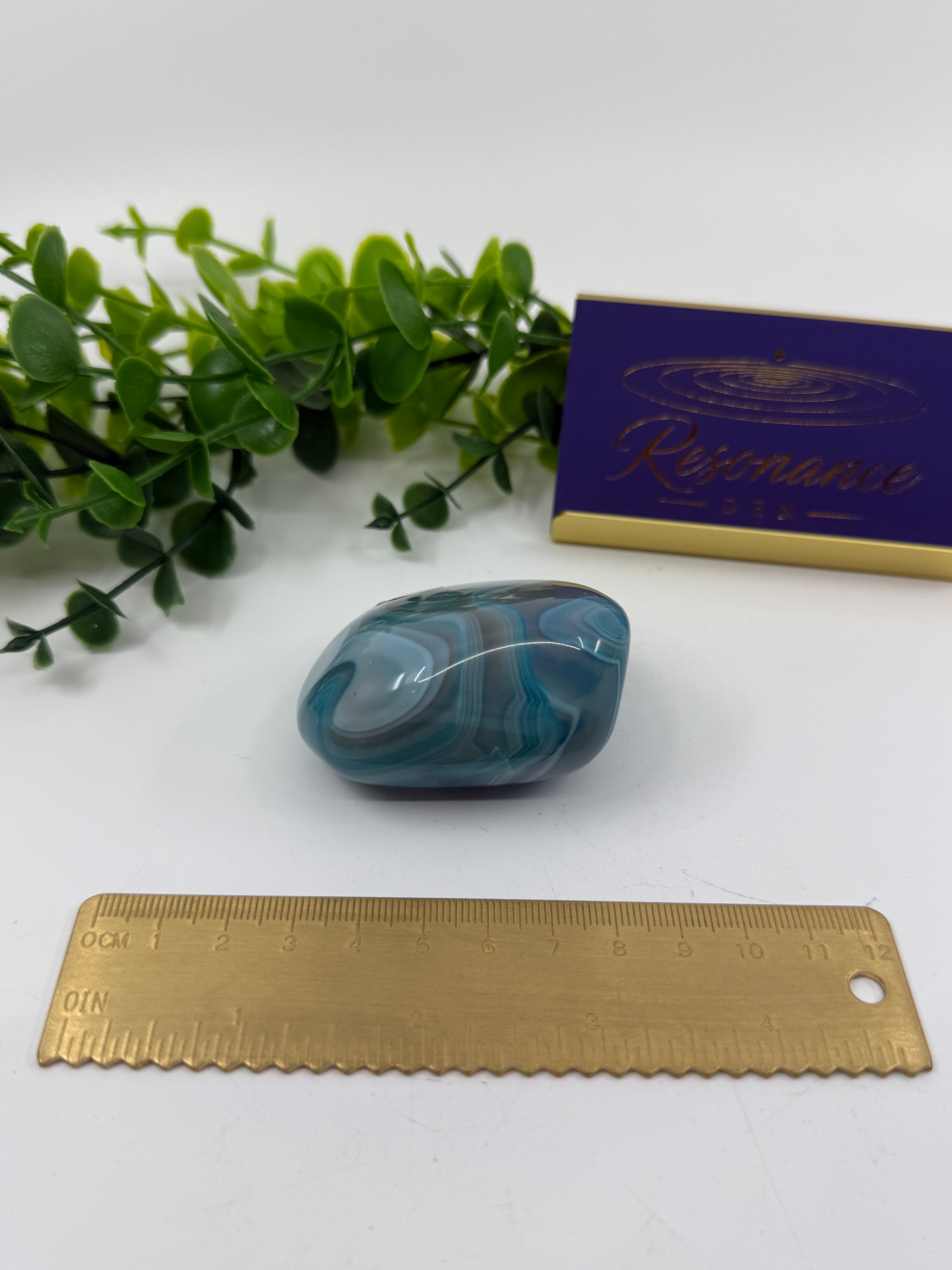 Dyed Blue Agate Freeform (Opt K)