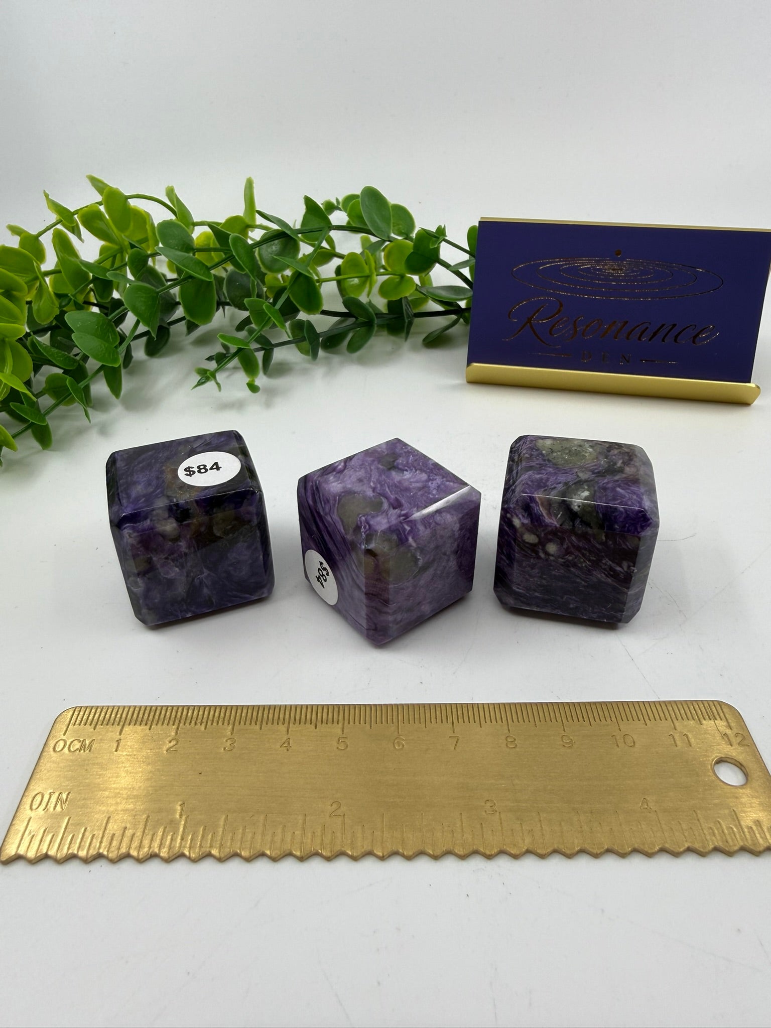 Charoite Mini Cube | Intuitively Chosen