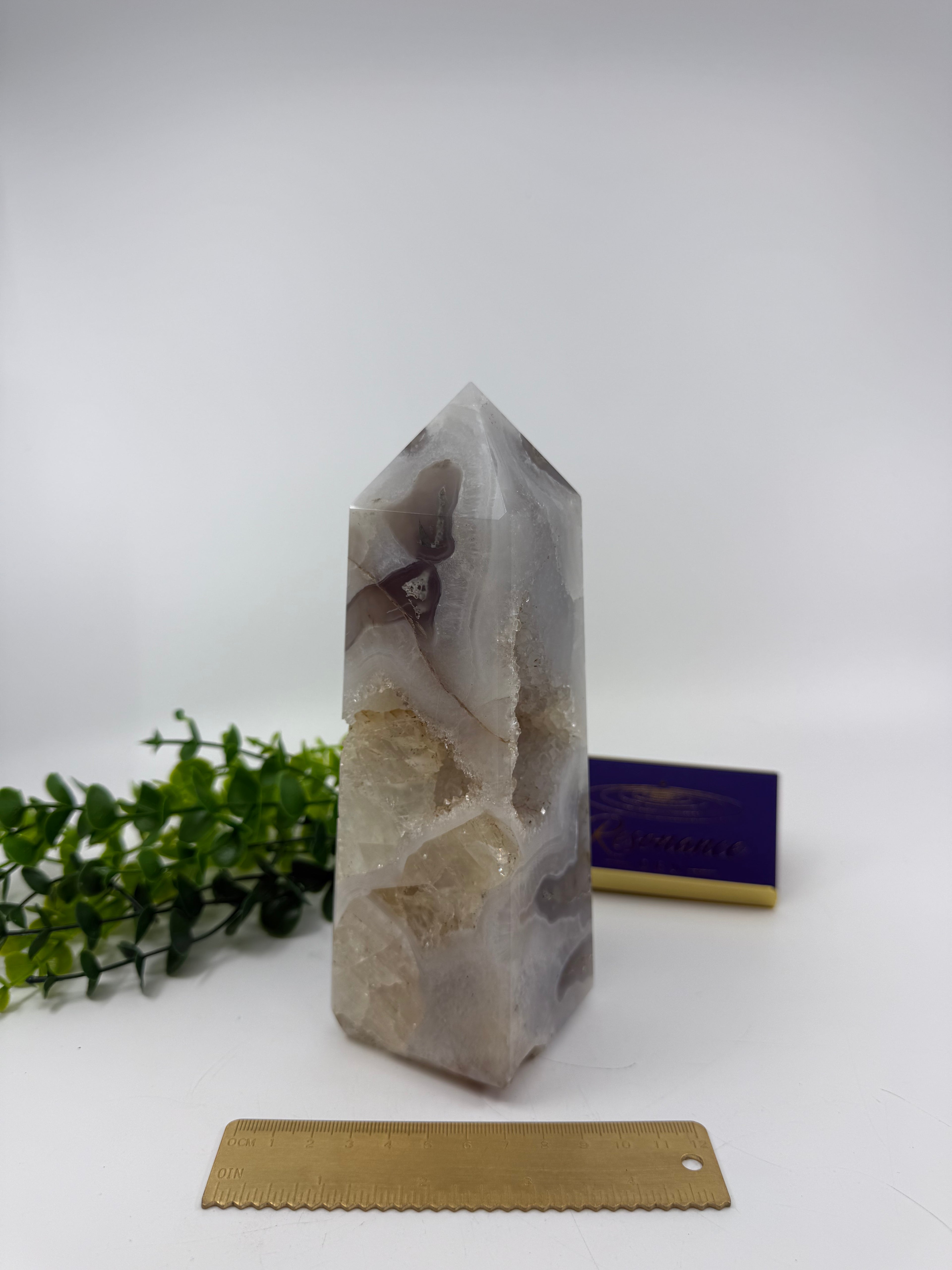 Moss Agate Large Tower (Opt C)