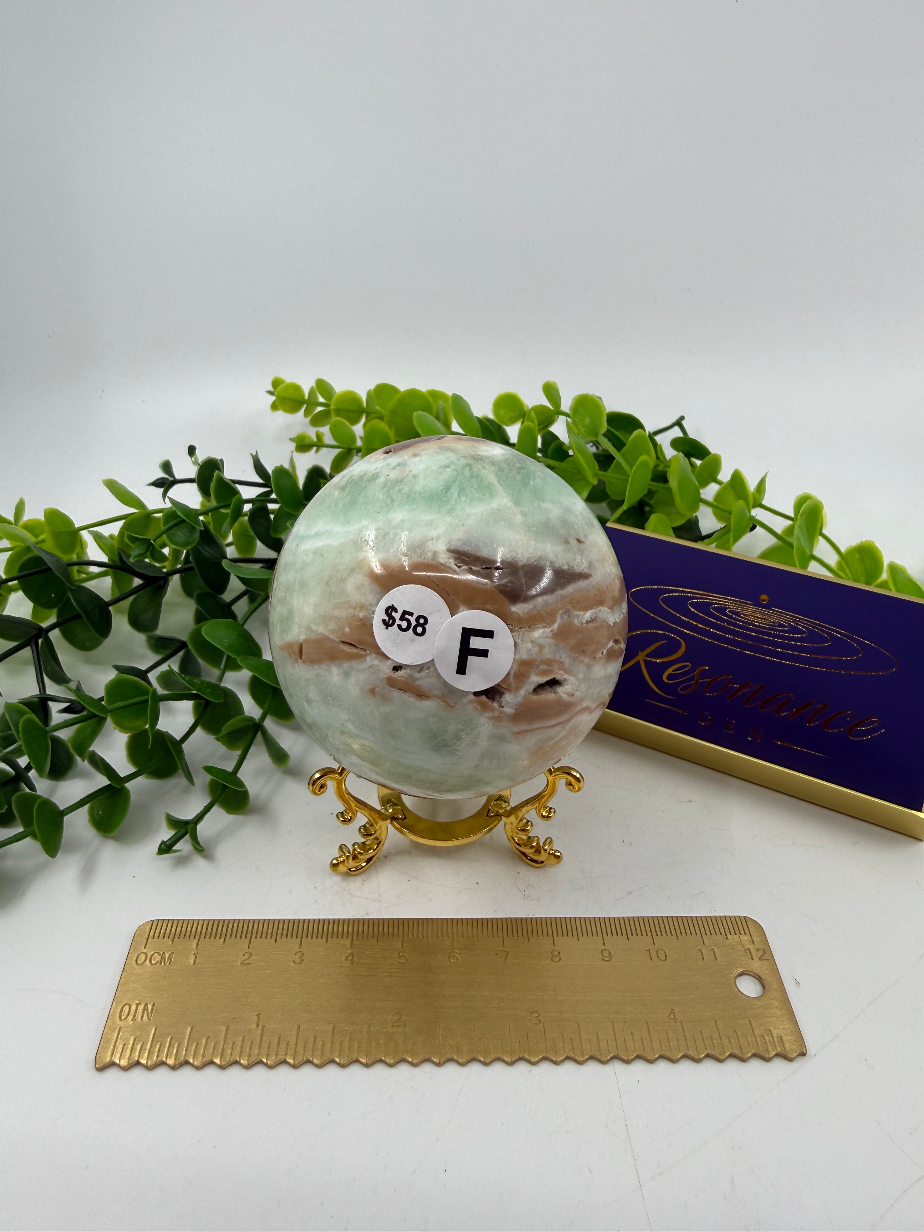 Caribbean Calcite Sphere (Opt F)