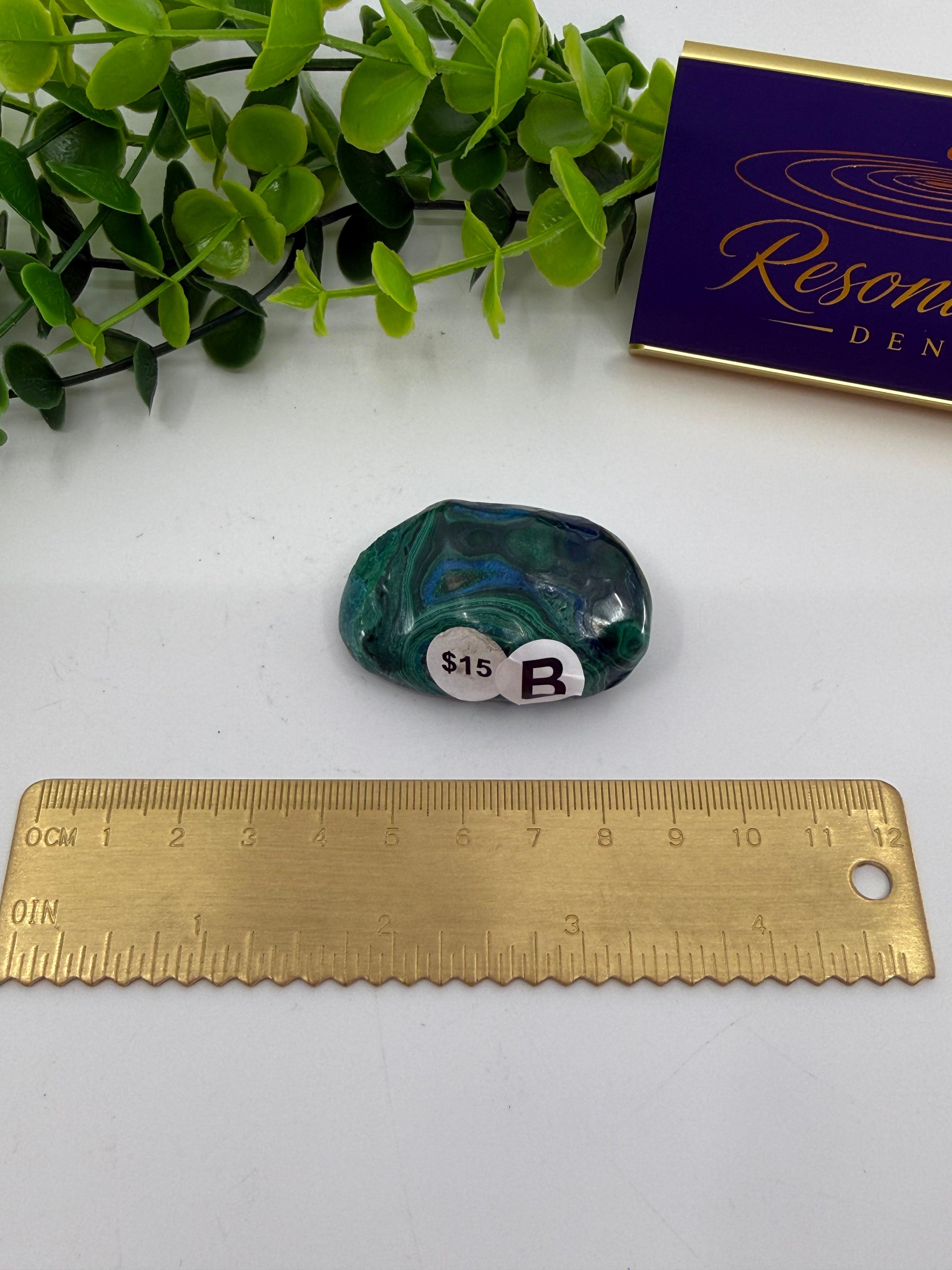 Chrysocolla/ Malachite Mini Freeform (Opt B)