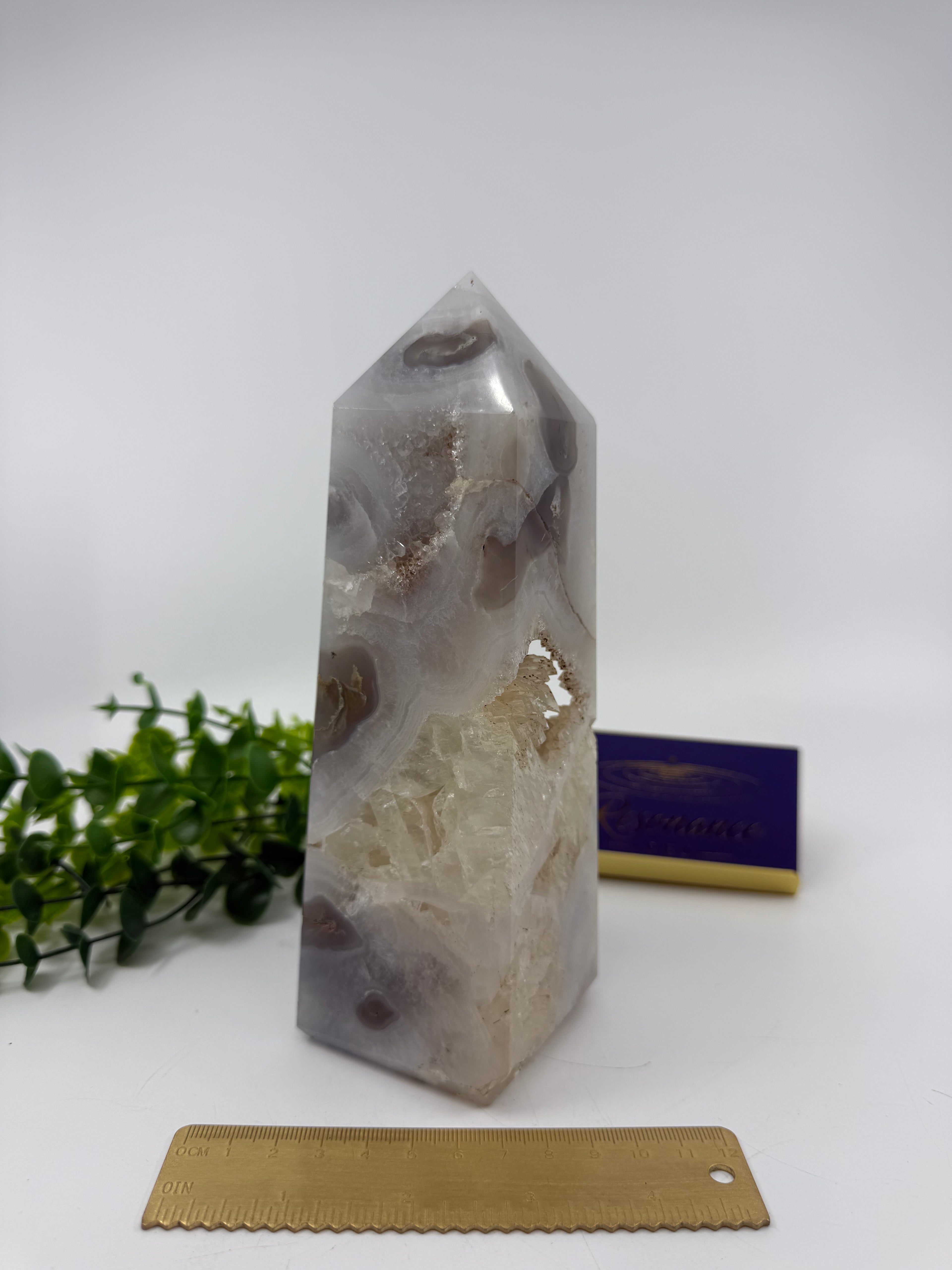 Moss Agate Large Tower (Opt C)