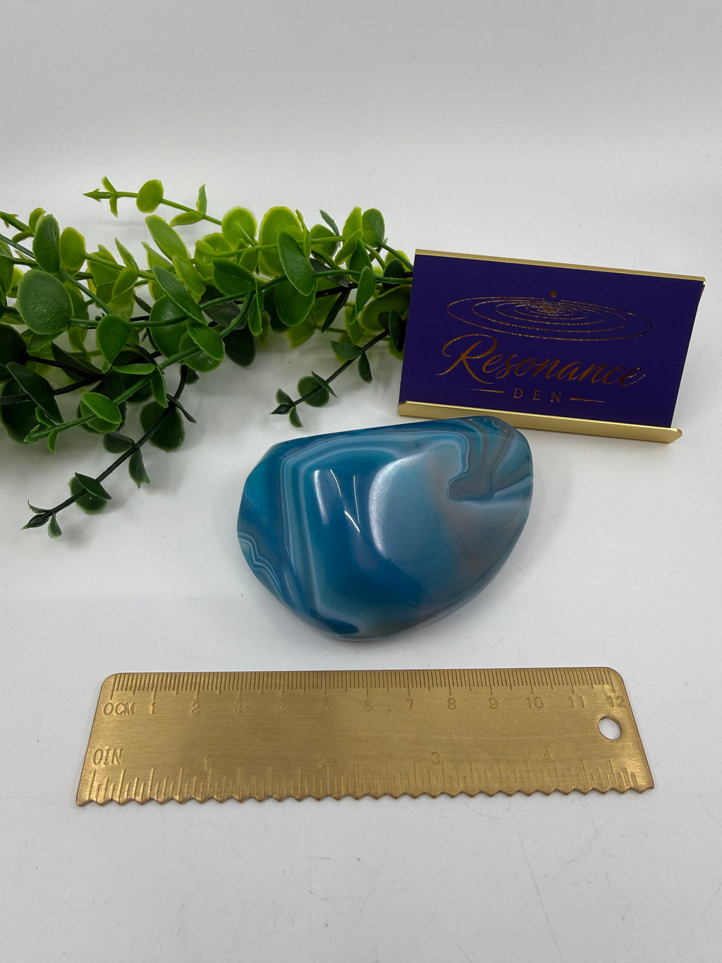 Dyed Blue Agate Freeform (Opt C)