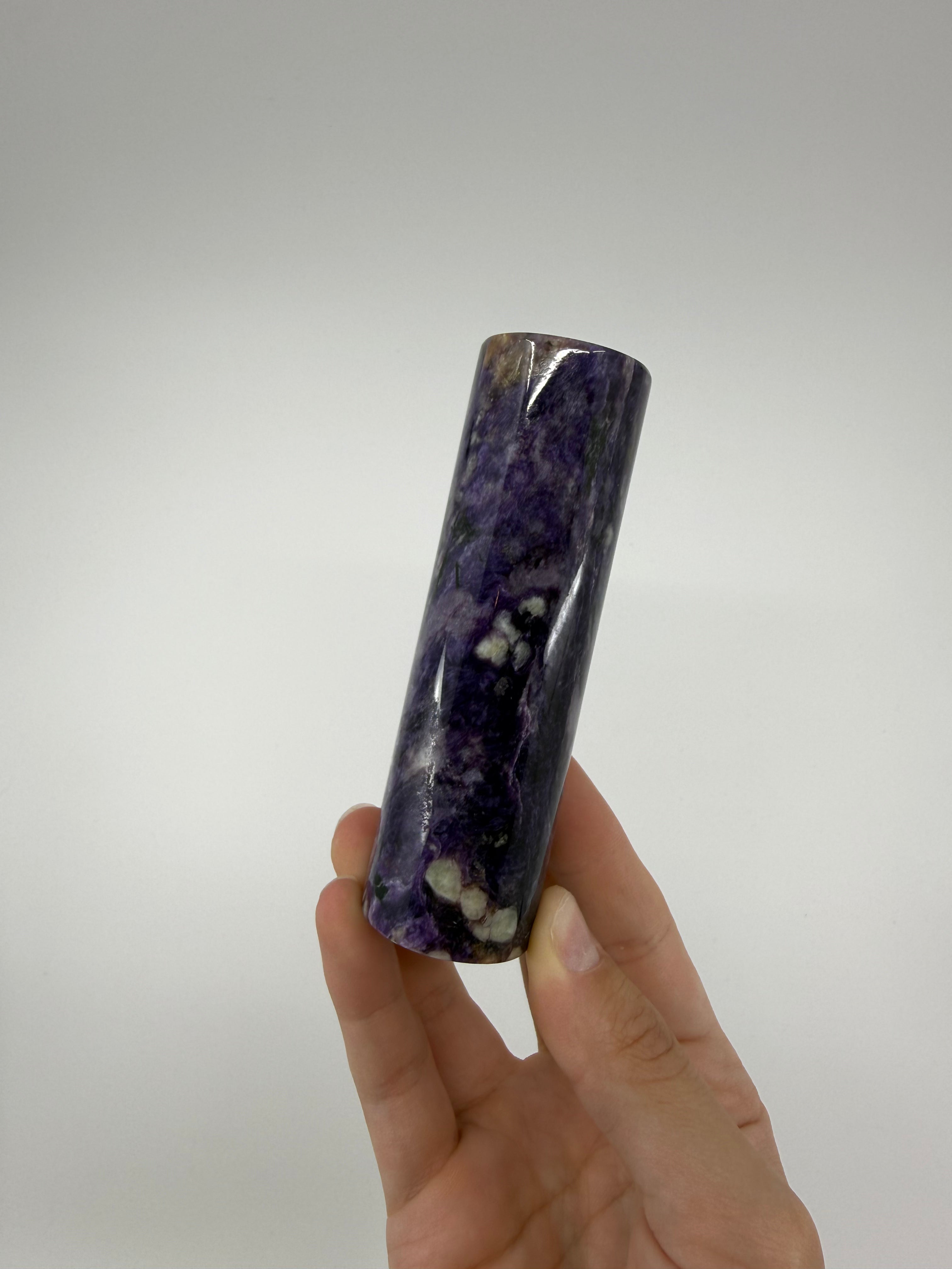 Charoite Palm Charger (Opt A)