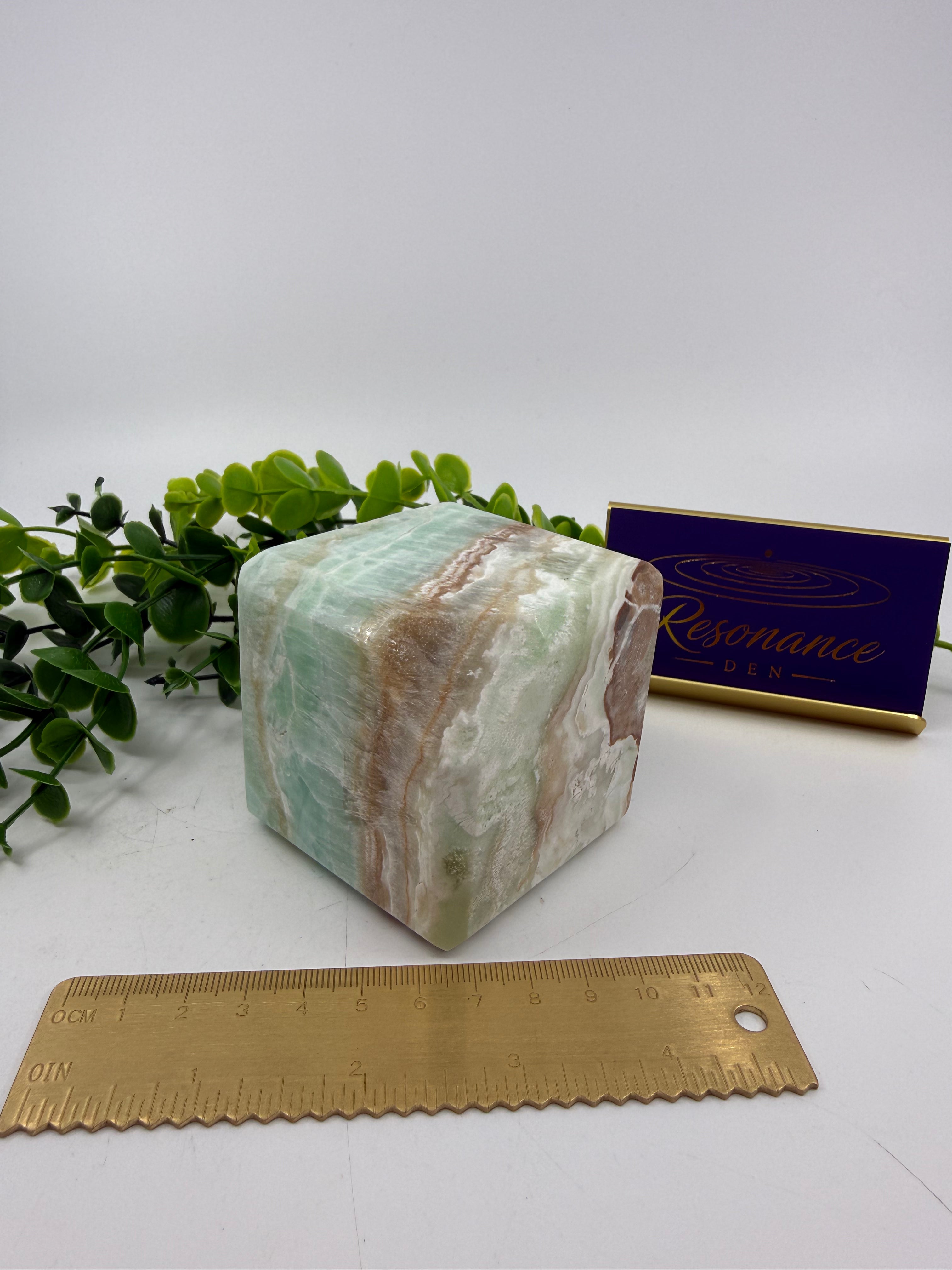 Caribbean Calcite Cube (Opt A)