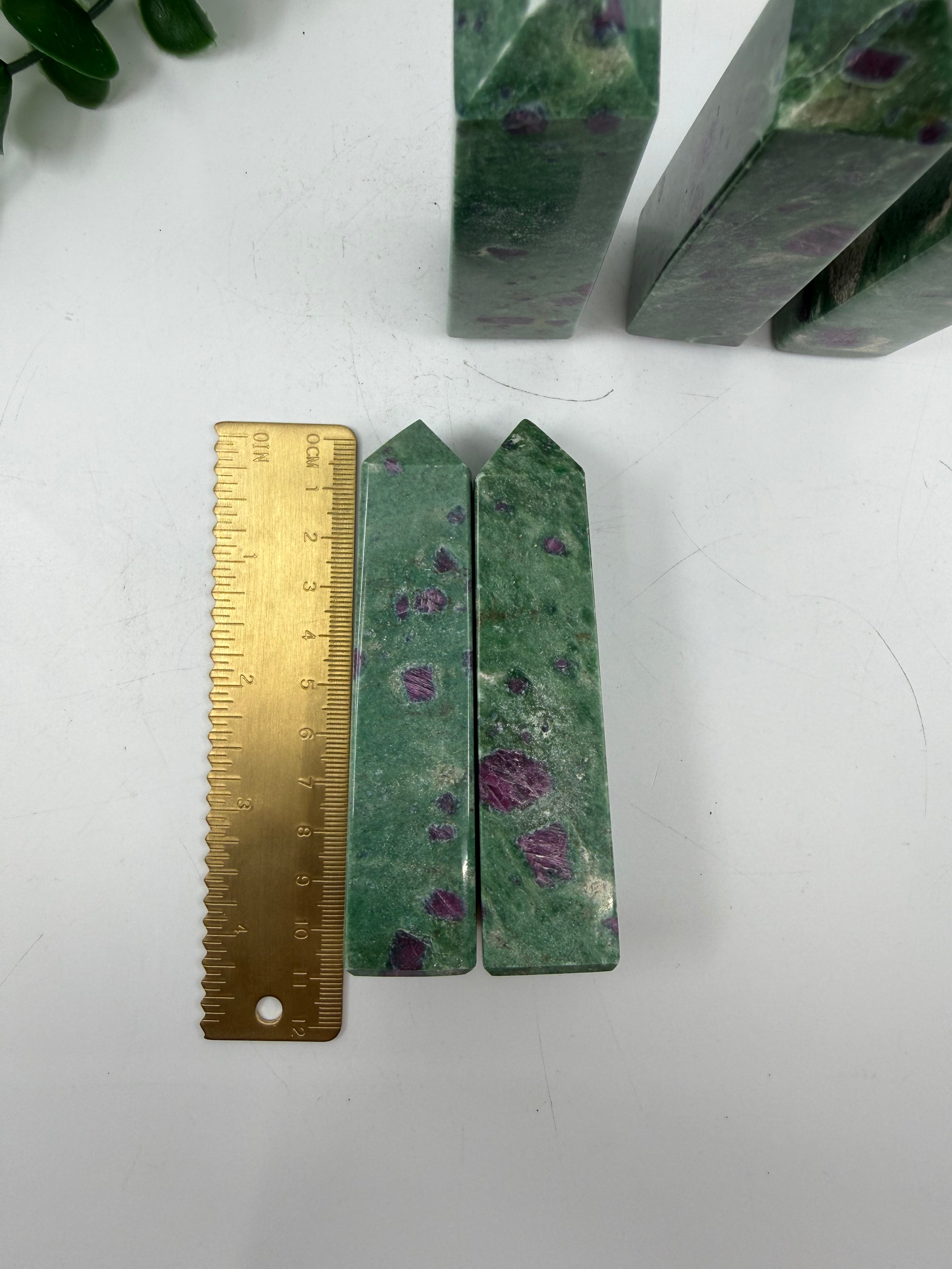 Ruby Fuchsite Small Tower | Intuitively Chosen